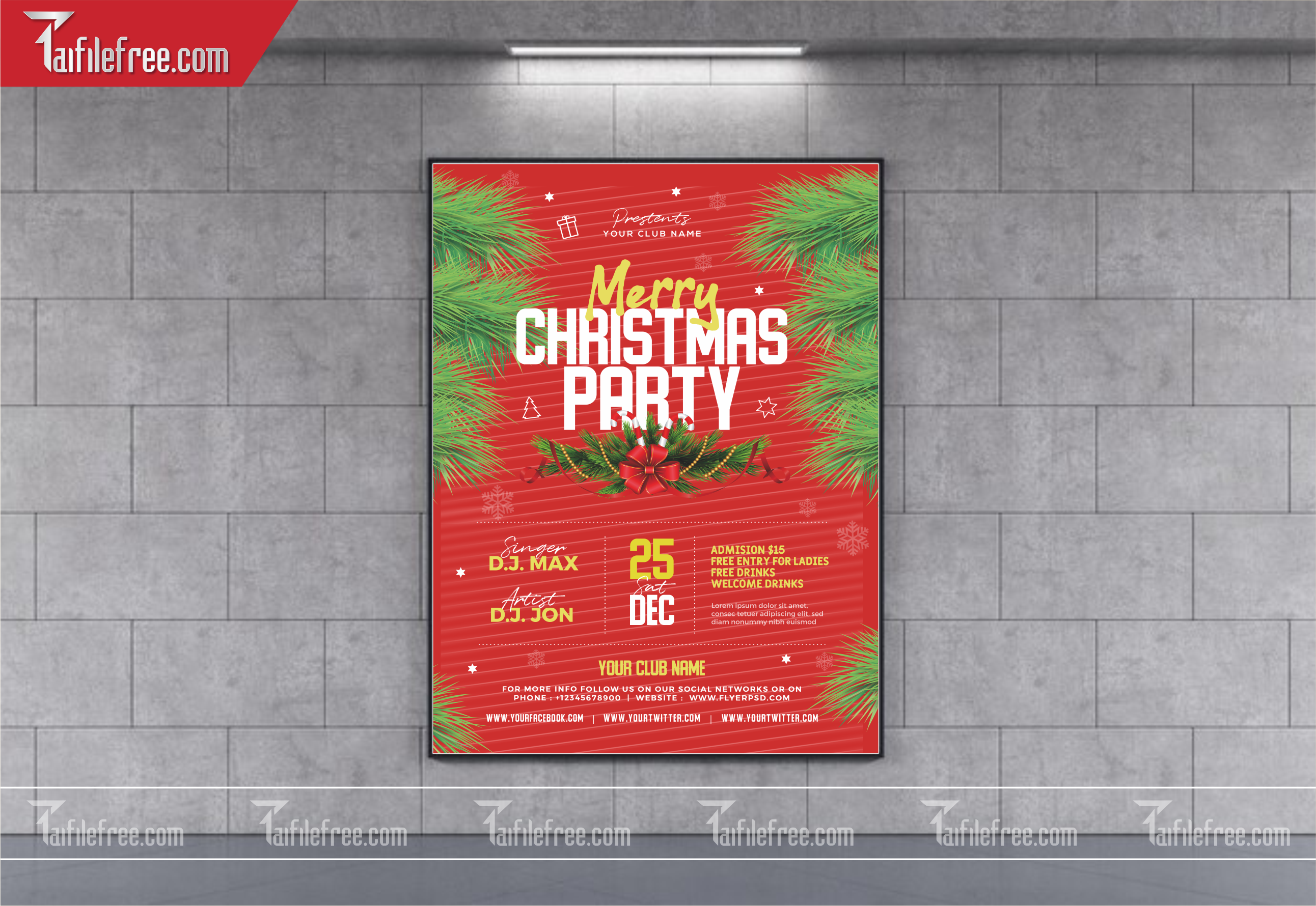 Banner Giáng Sinh - Noel - Backdrop Merry Christmas GS31