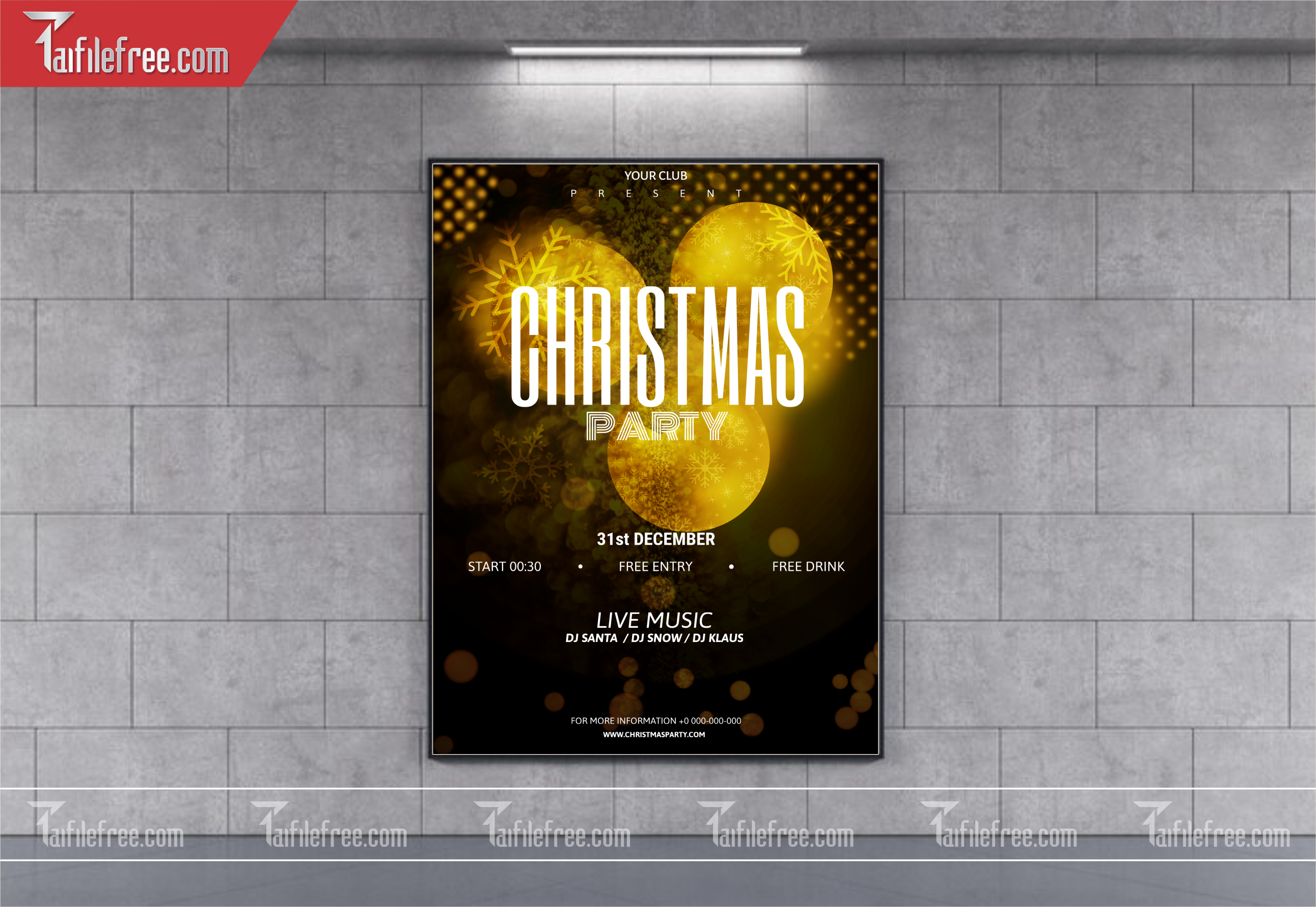 Banner Giáng Sinh - Noel - Backdrop Merry Christmas GS33