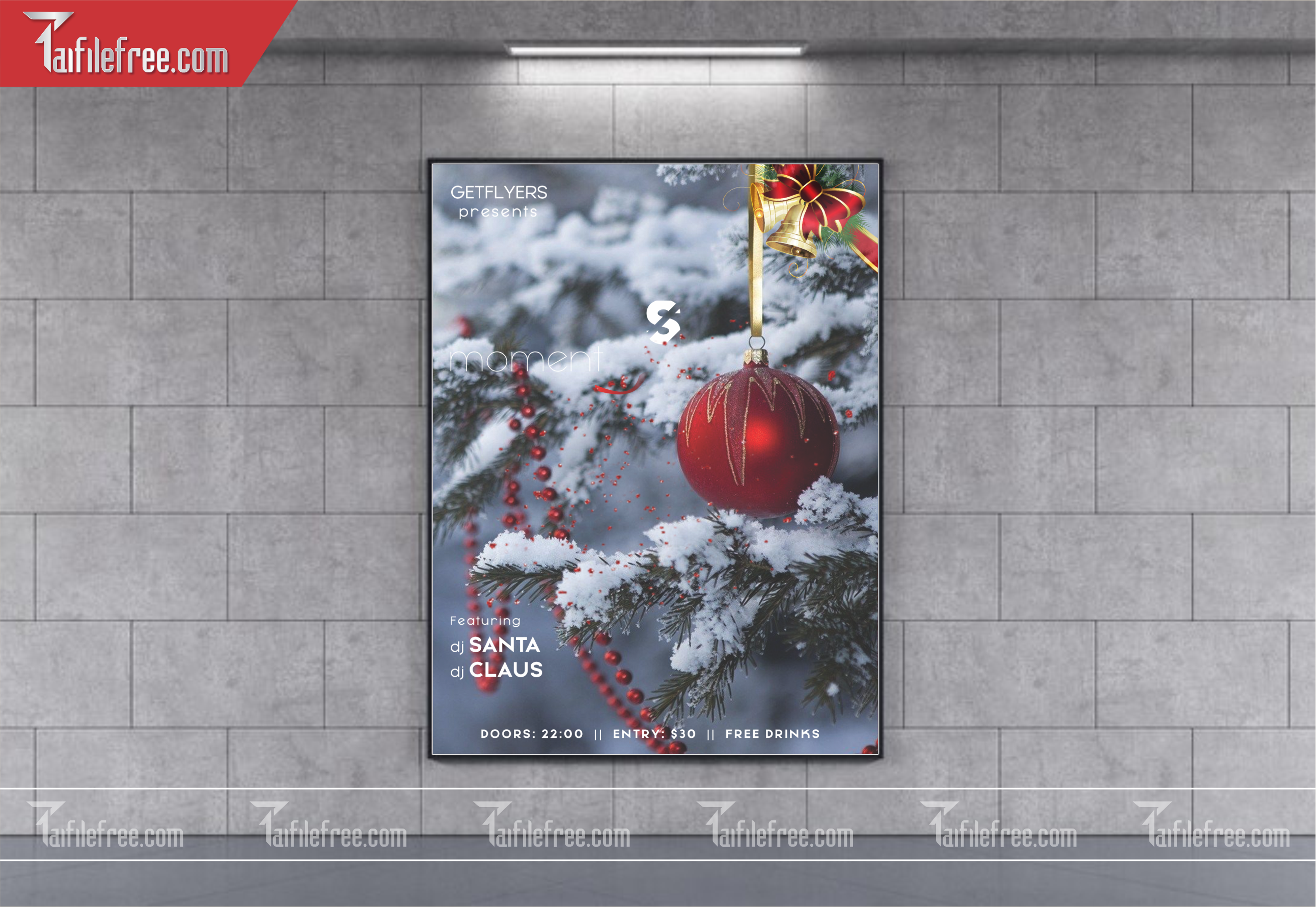 Banner Giáng Sinh - Noel - Backdrop Merry Christmas GS34