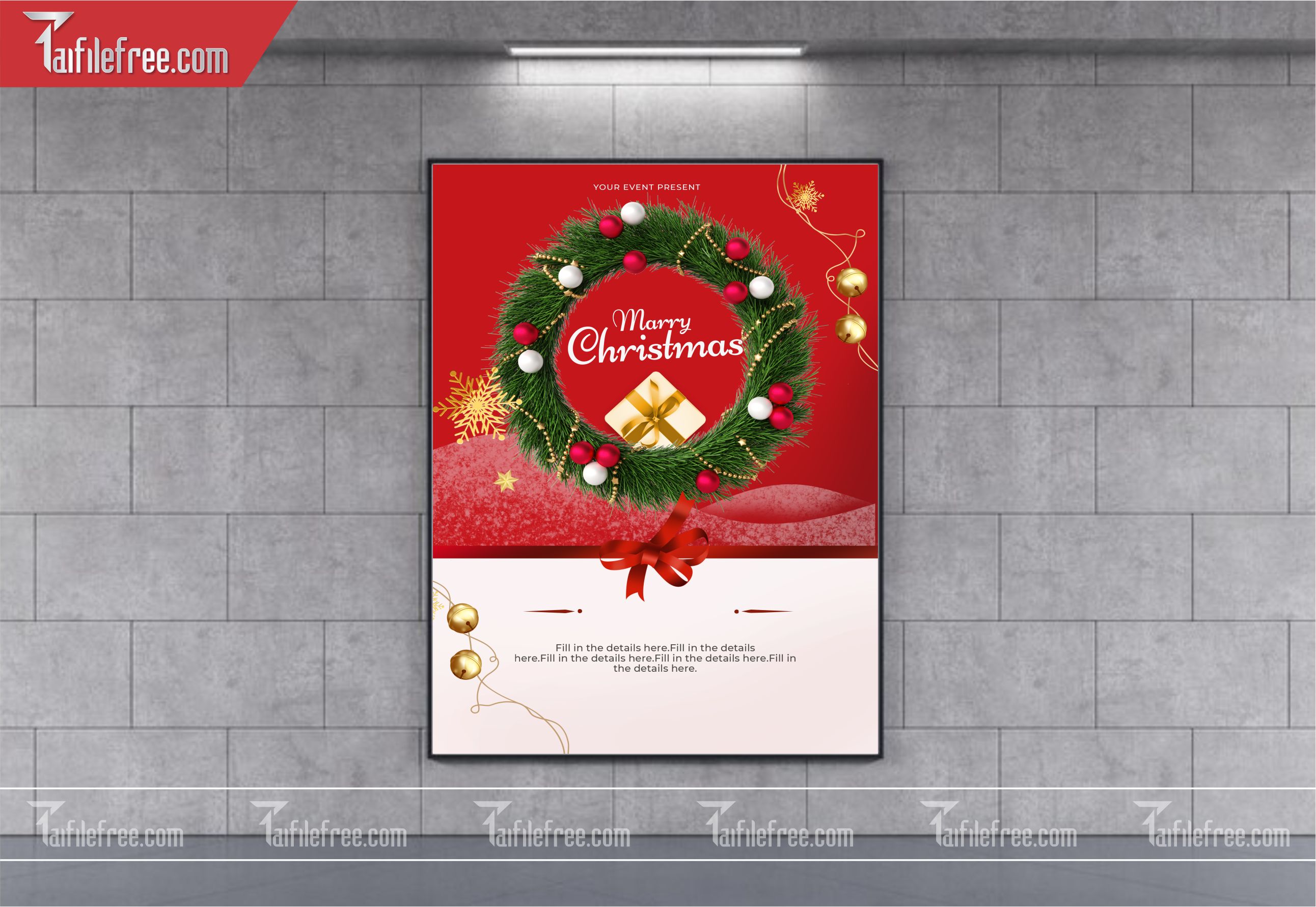 Banner Giáng Sinh - Noel - Backdrop Merry Christmas GS52