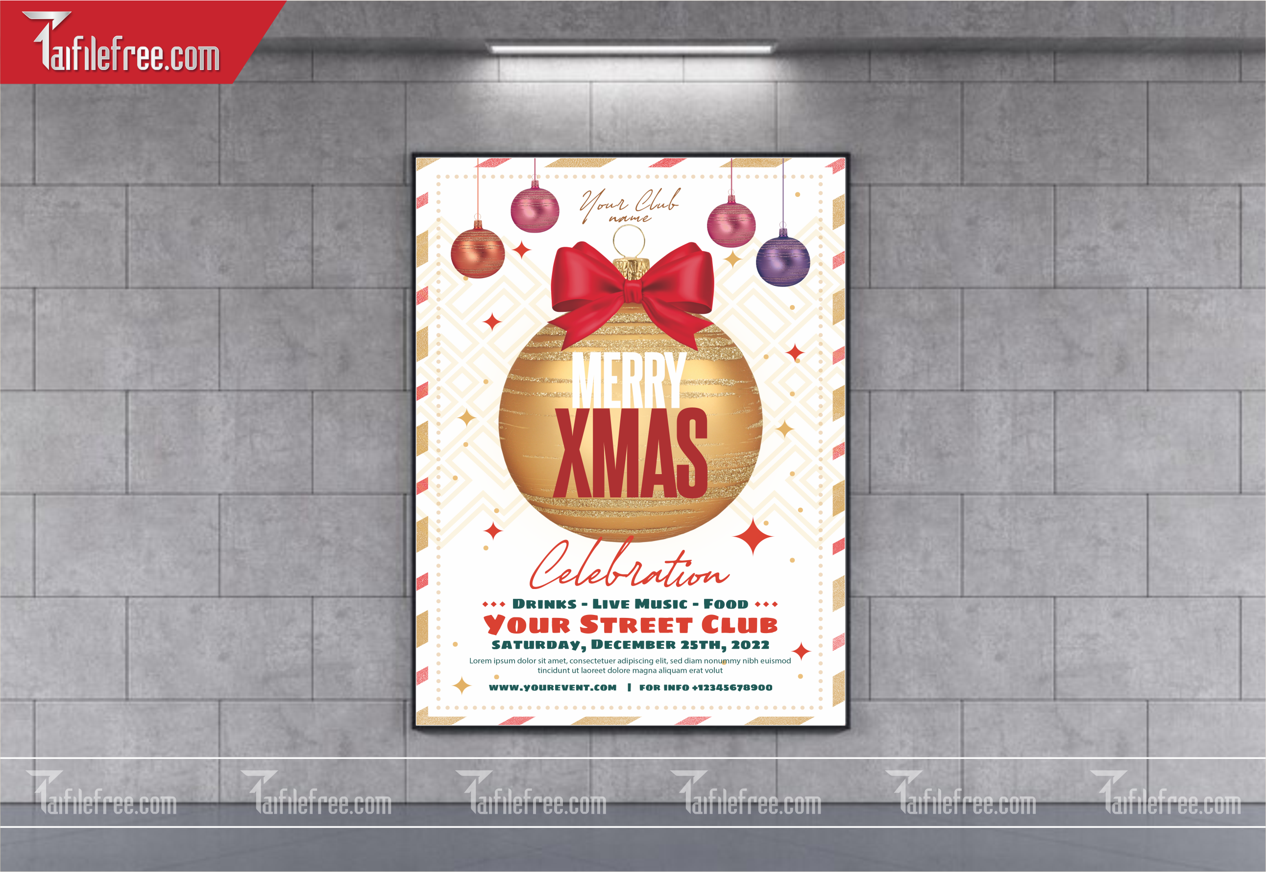 Banner Giáng Sinh - Noel - Backdrop Merry Christmas GS53
