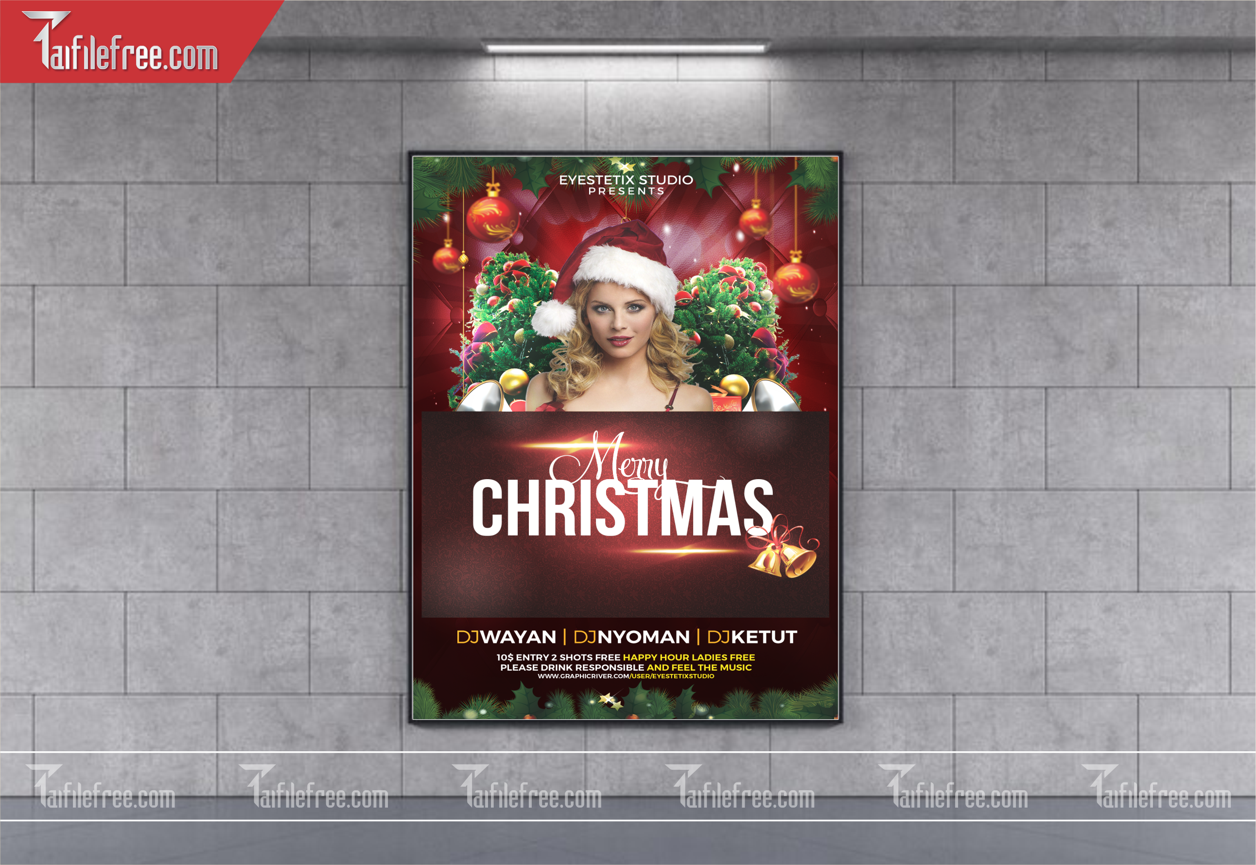 Banner Giáng Sinh - Noel - Backdrop Merry Christmas GS55