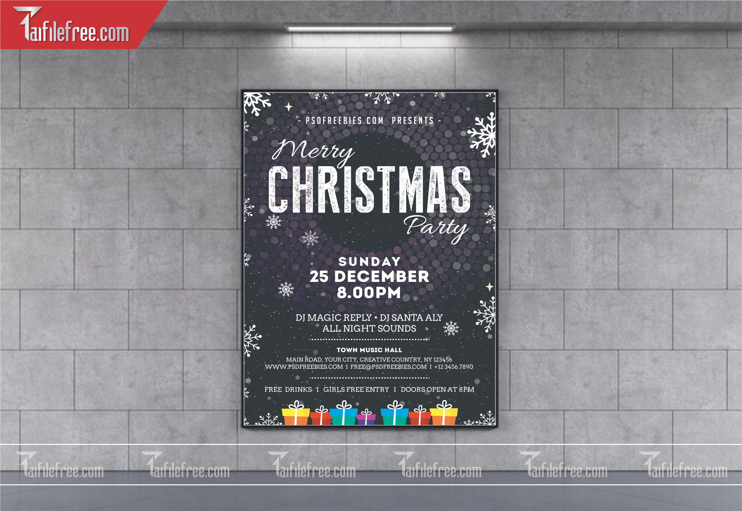 Banner Giáng Sinh - Noel - Backdrop Merry Christmas GS60