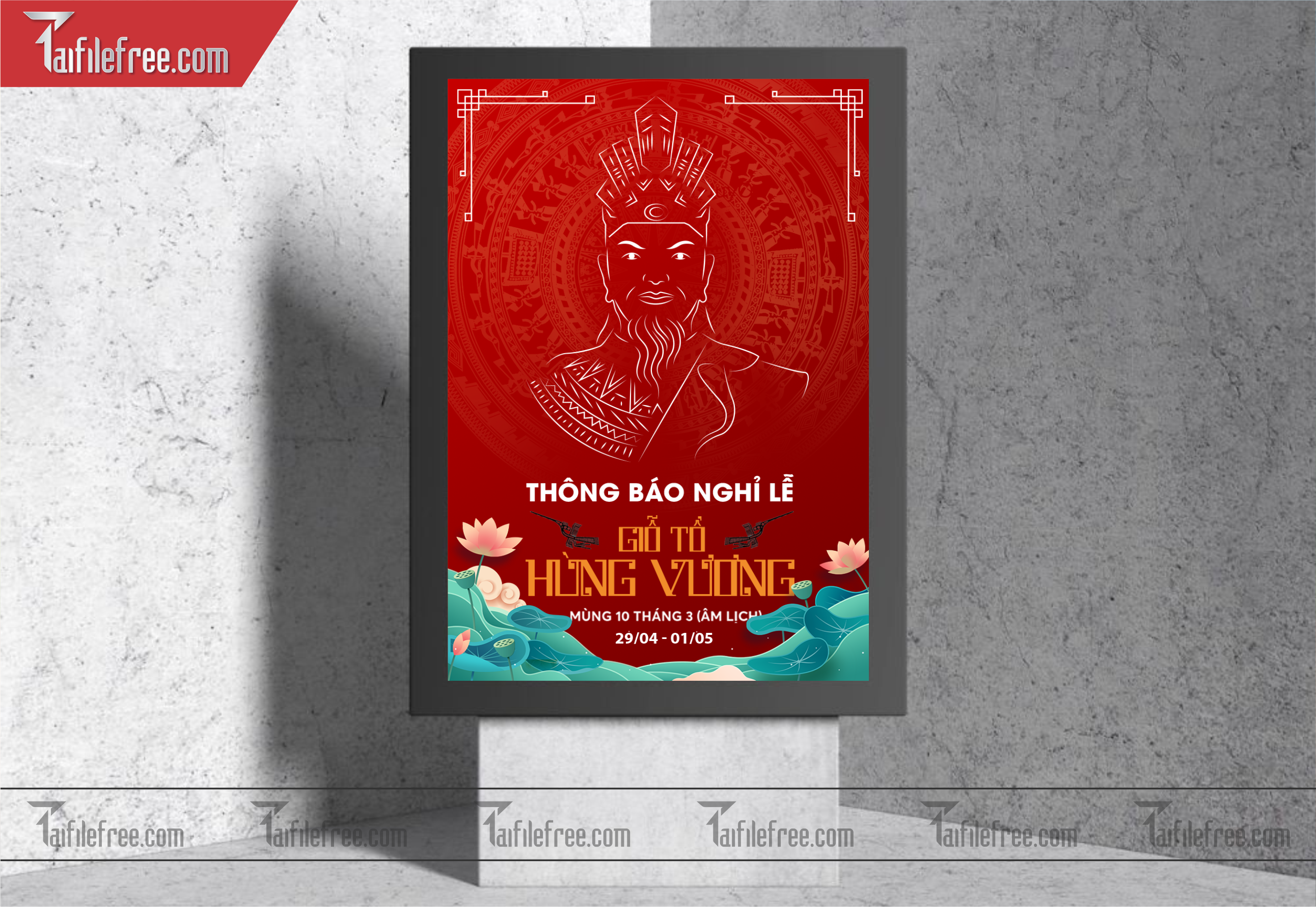 Thông Báo Lịch Nghỉ lễ Giỗ Tổ Hùng Vương GT04