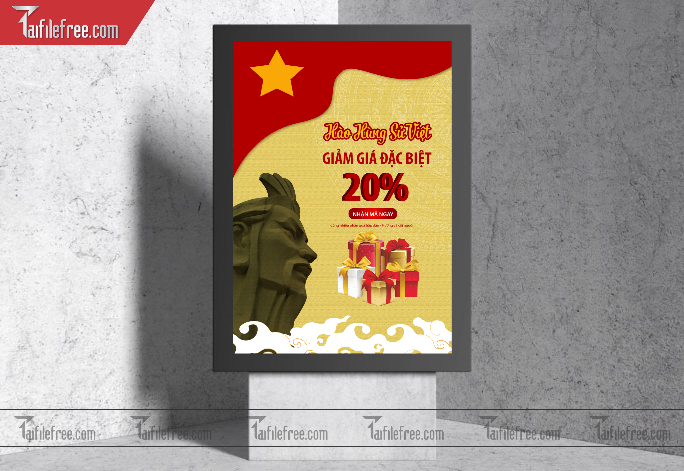 Poster Nghỉ lễ Giỗ Tổ Hùng Vương GT11