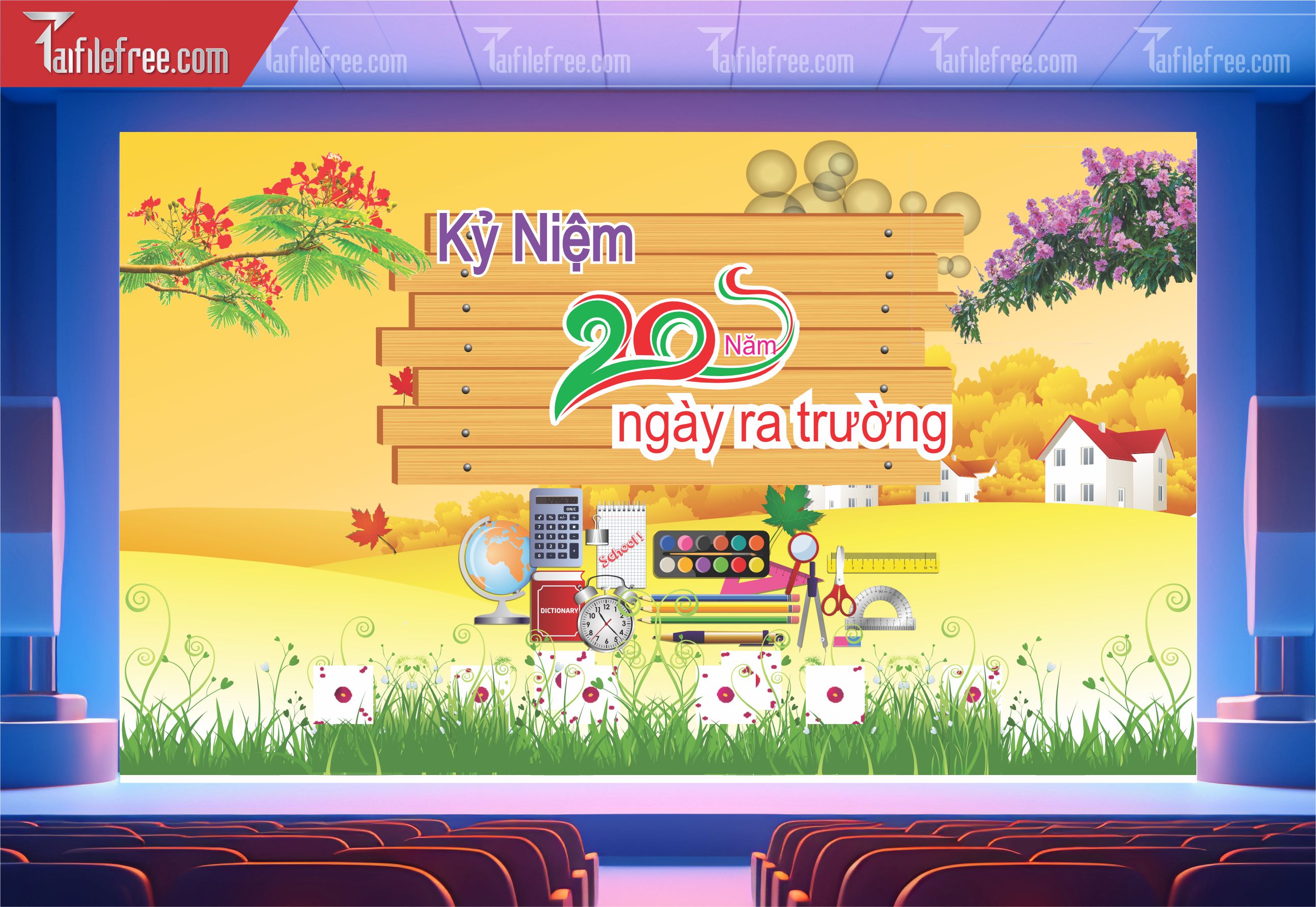 Phông Nền Họp Mặt Kỷ Niệm Ngày Ra Trường_02