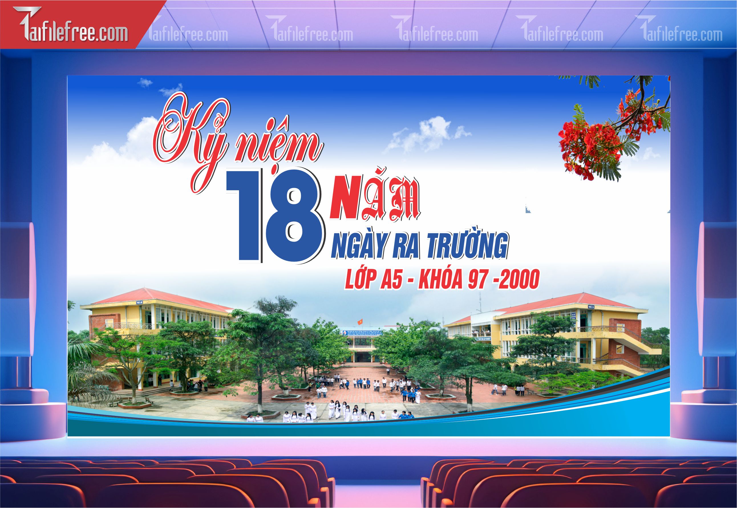 Phông Nền Họp Mặt Kỷ Niệm Ngày Ra Trường_06