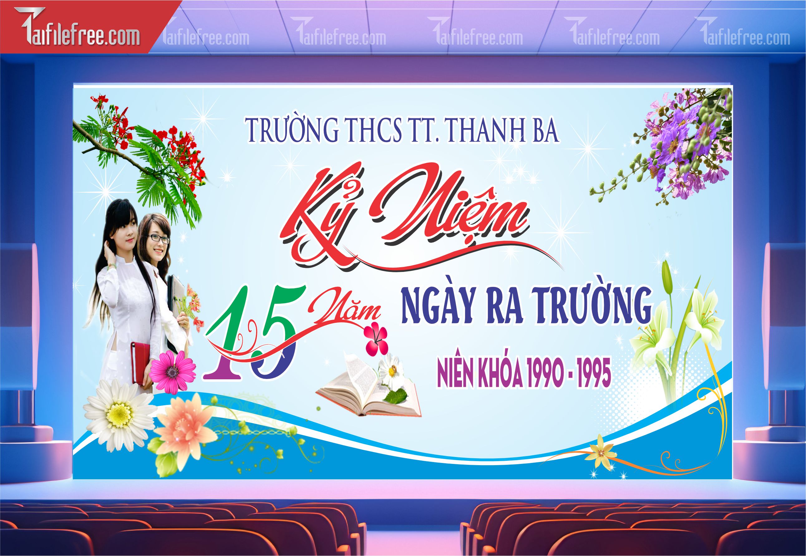 Phông Nền Họp Mặt Kỷ Ngày Niệm Ra Trường_07