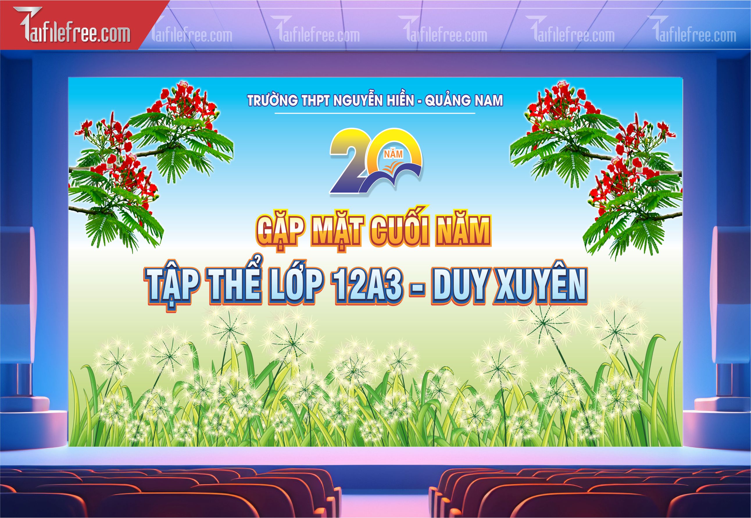 Phông Nền Họp Mặt Kỷ Niệm Ngày Ra Trường_08