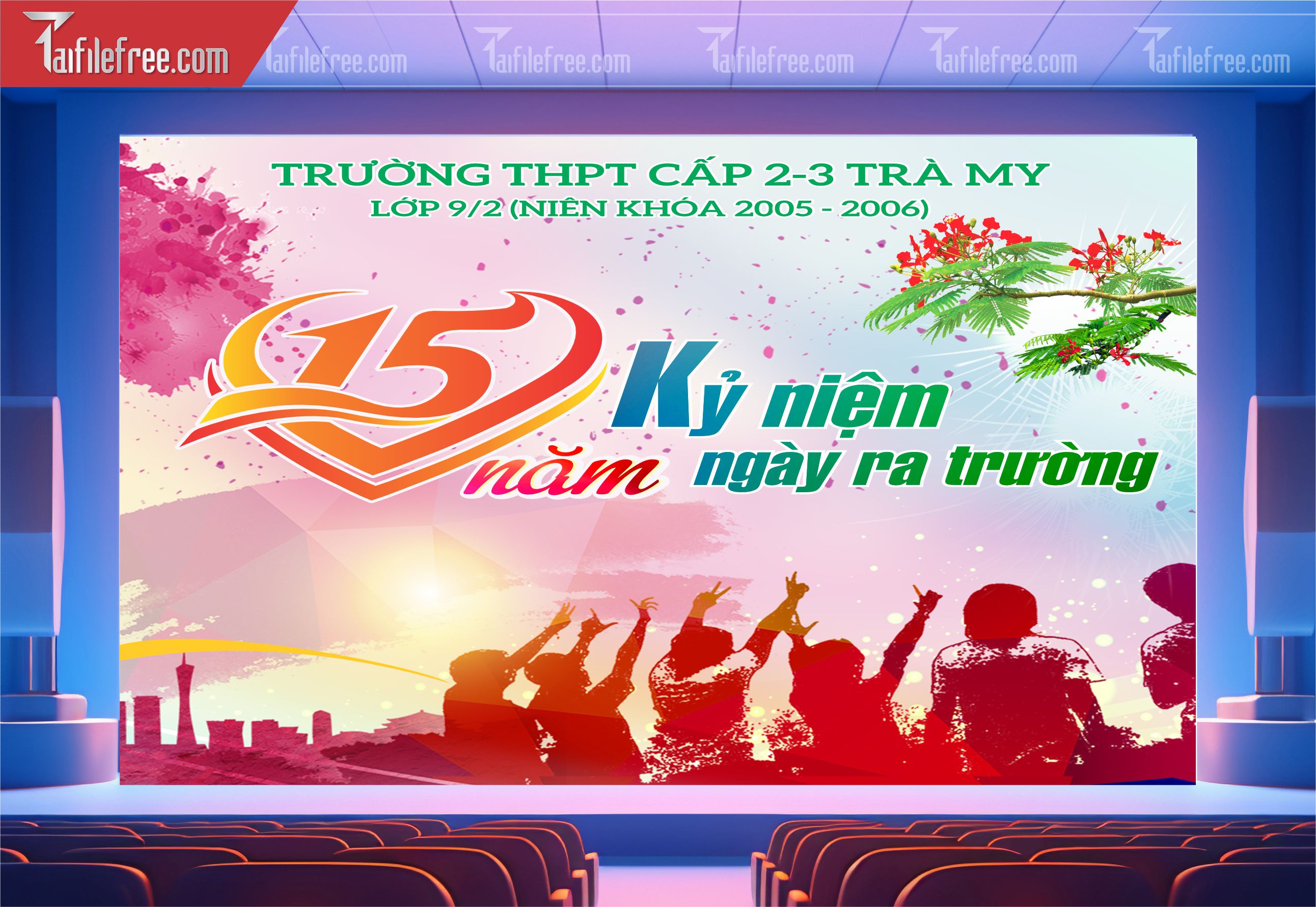 Phông Nền Họp Mặt Kỷ Niệm Ngày Ra Trường_19