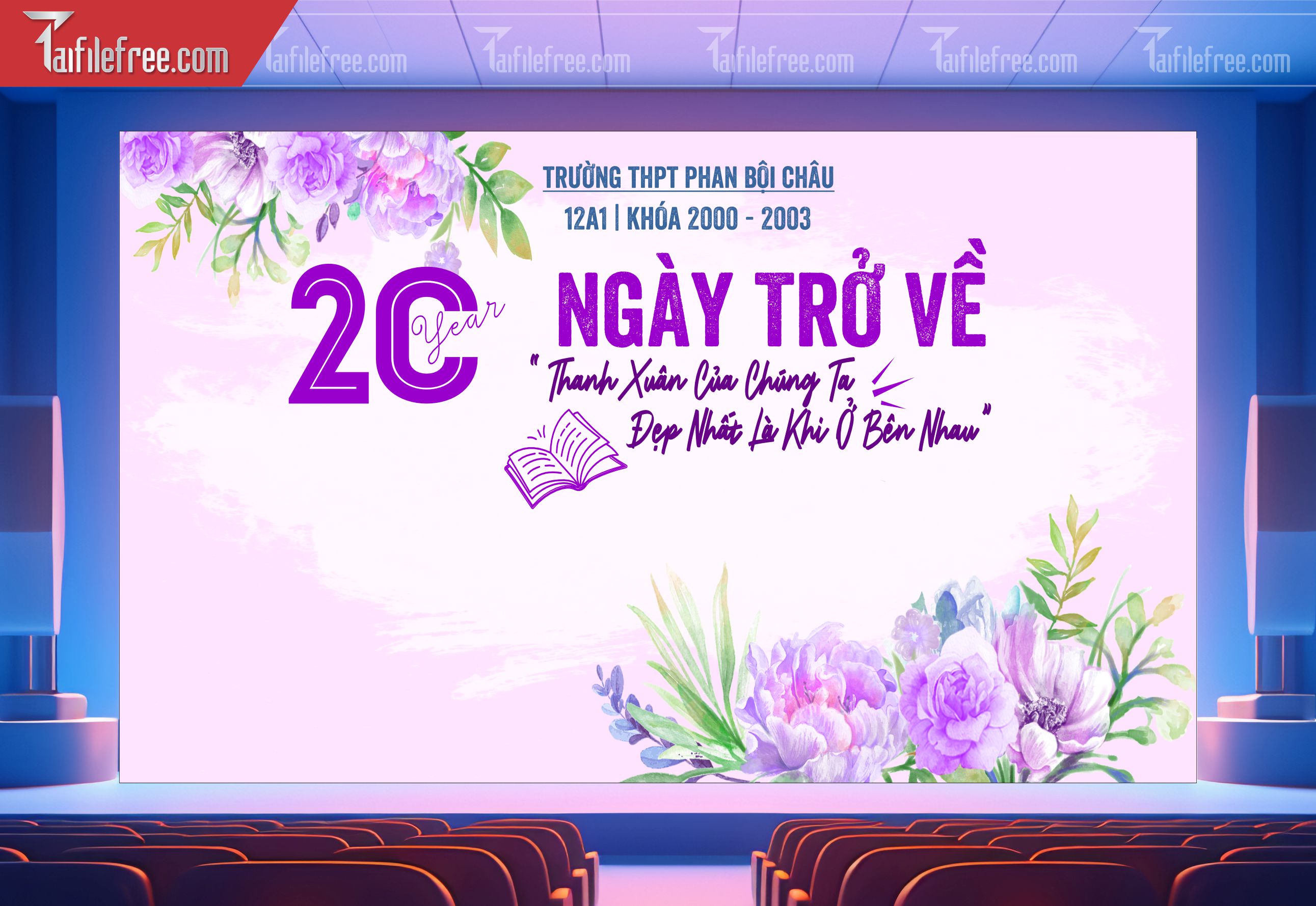 Phông Nền Họp Mặt Kỷ Niệm Ngày Ra Trường_21