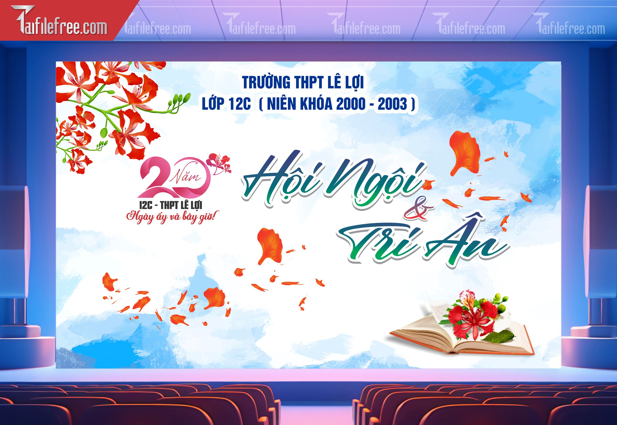 Phông Nền Họp Mặt Kỷ Niệm Ngày Ra Trường_23