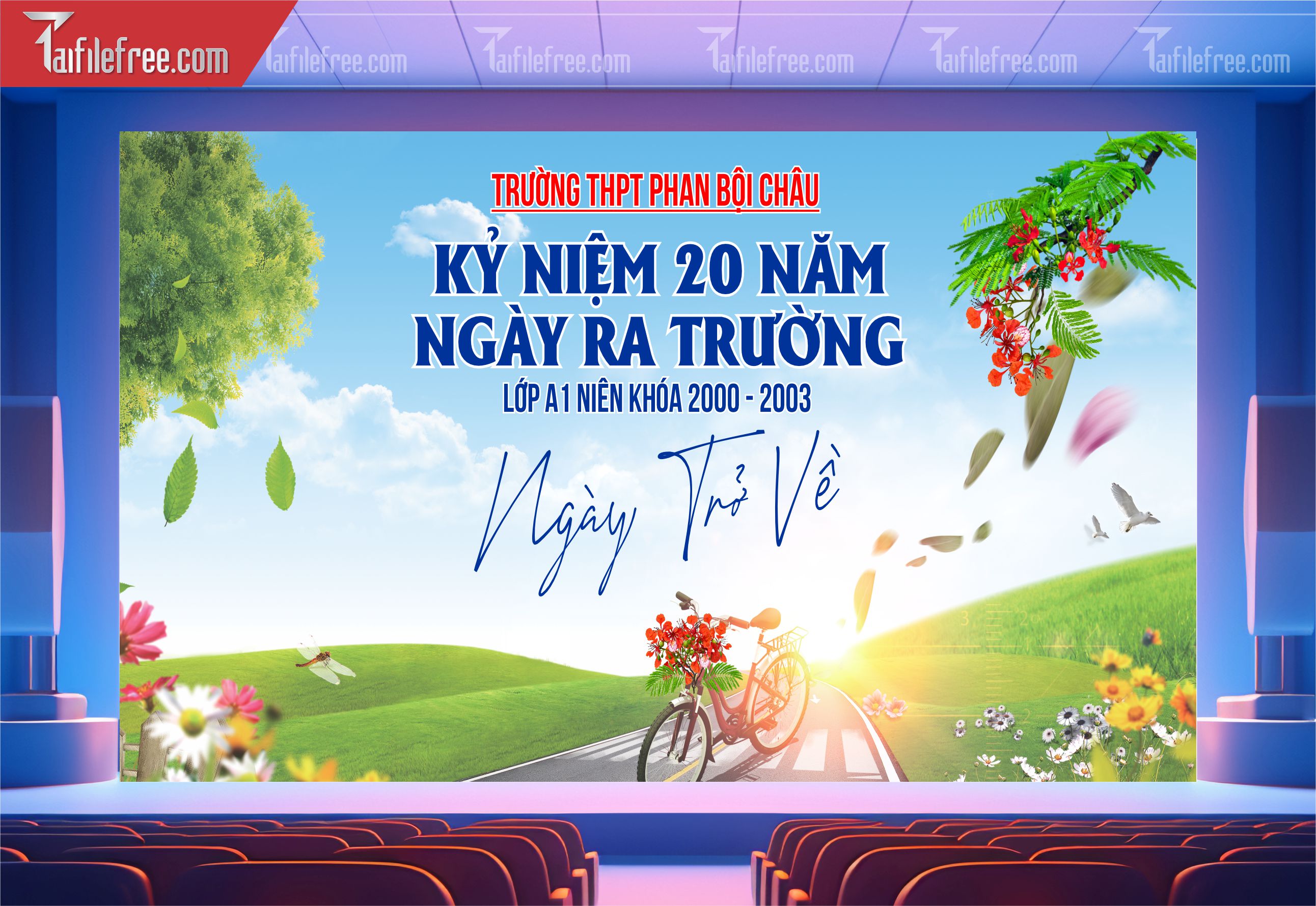 Phông Nền Họp Mặt Kỷ Niệm Ngày Ra Trường_24