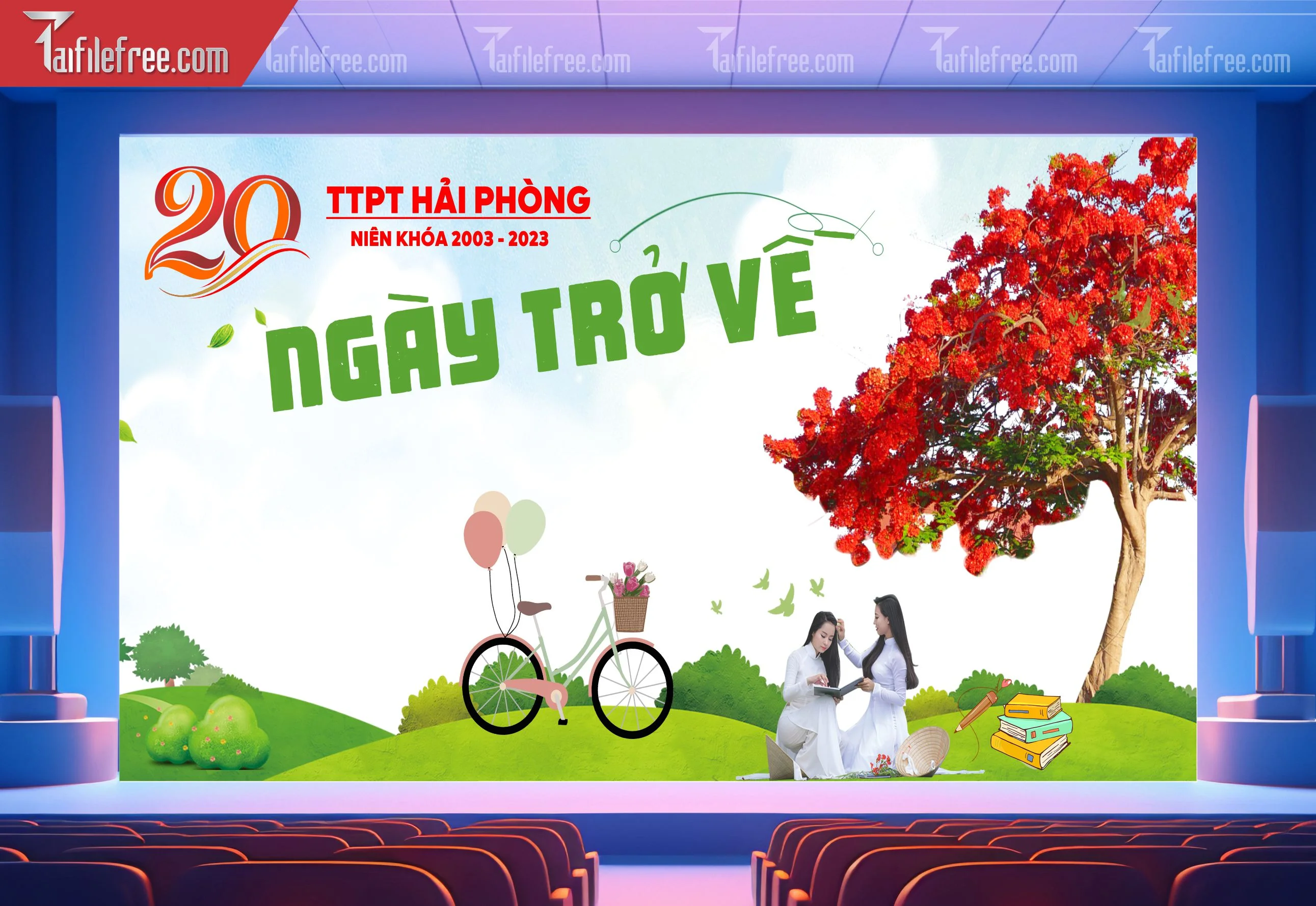 Phông Nền Họp Mặt Kỷ Niệm Ngày Ra Trường_25