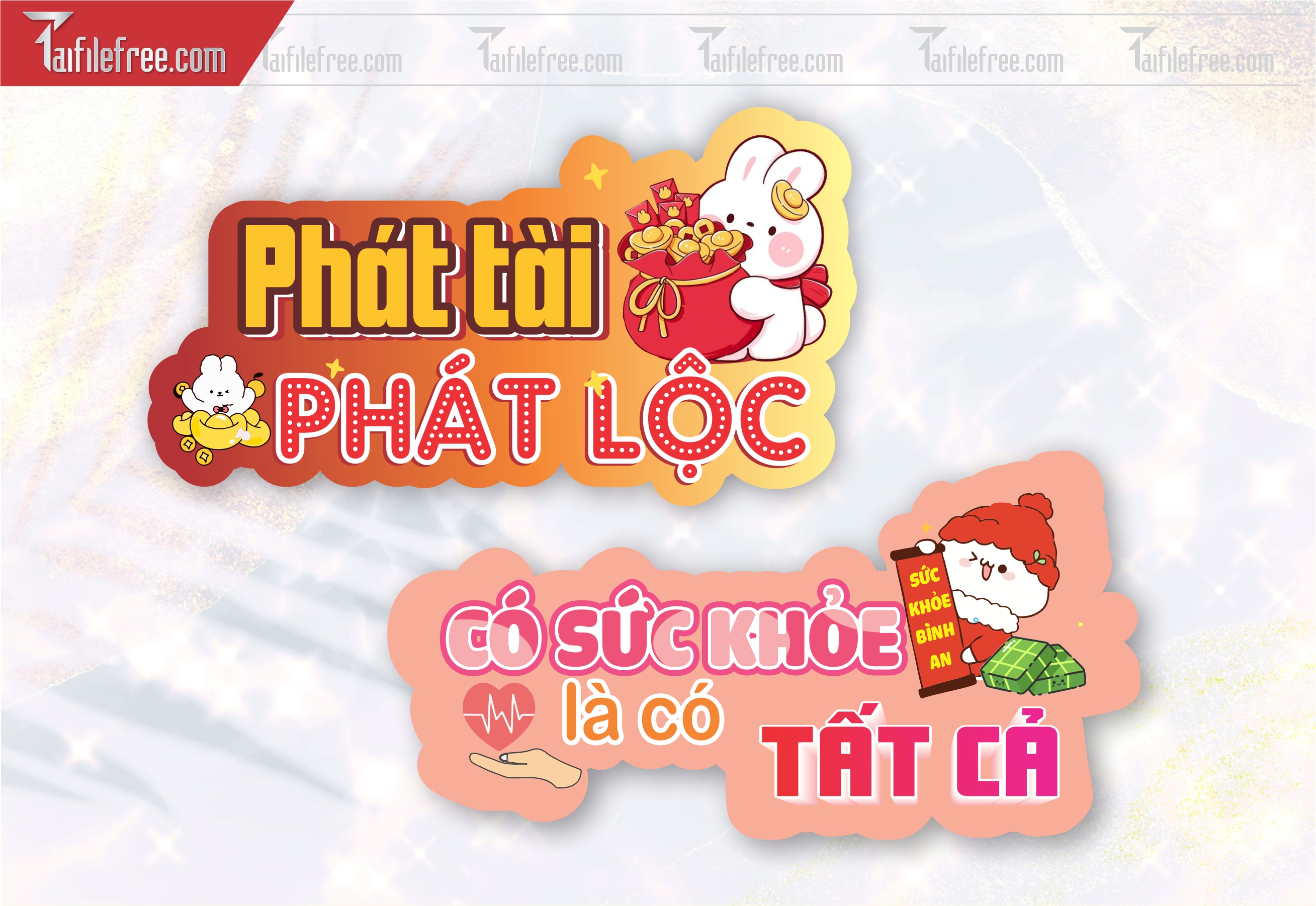 Mẫu Hashtag Tết Phát Tài Phát lộc, Có Sức Khỏe Có Tất Cả_HTT06