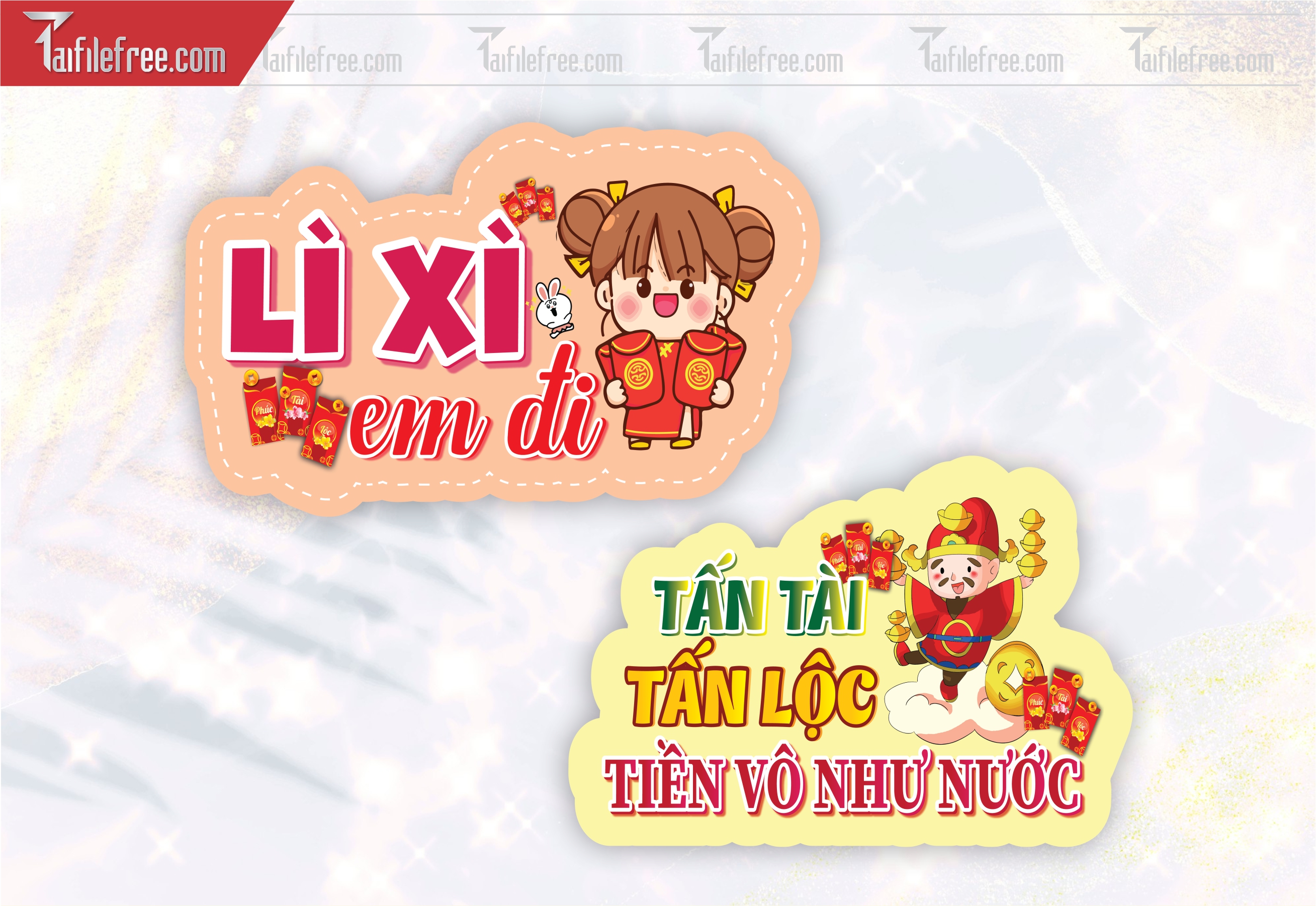 Mẫu Hashtag Tết, Tấn Tài Tấn Lộc_HTT22