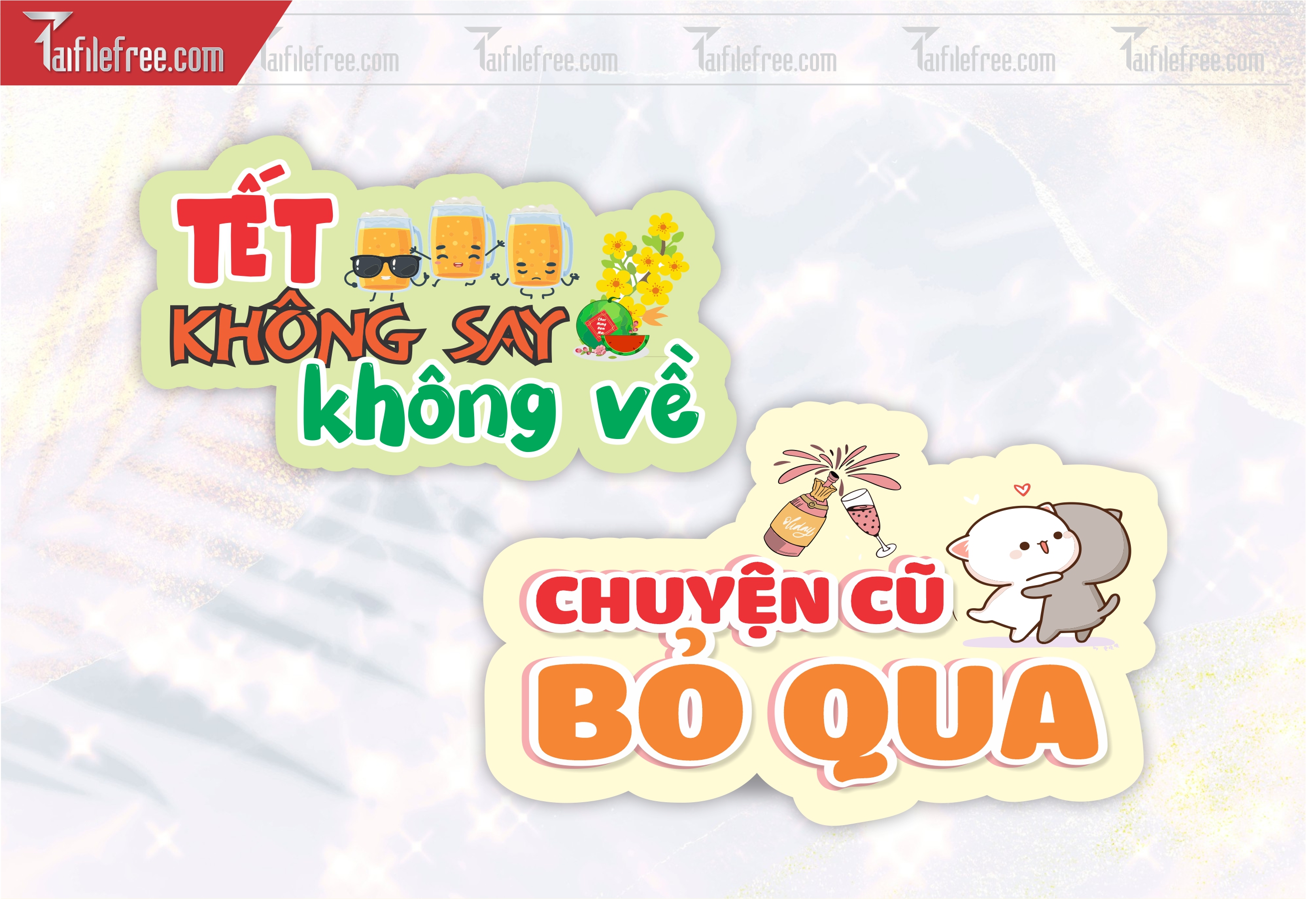 Mẫu Hashtag Tết Say Không Về, Chuyện Cũ Bỏ Qua_HTT32