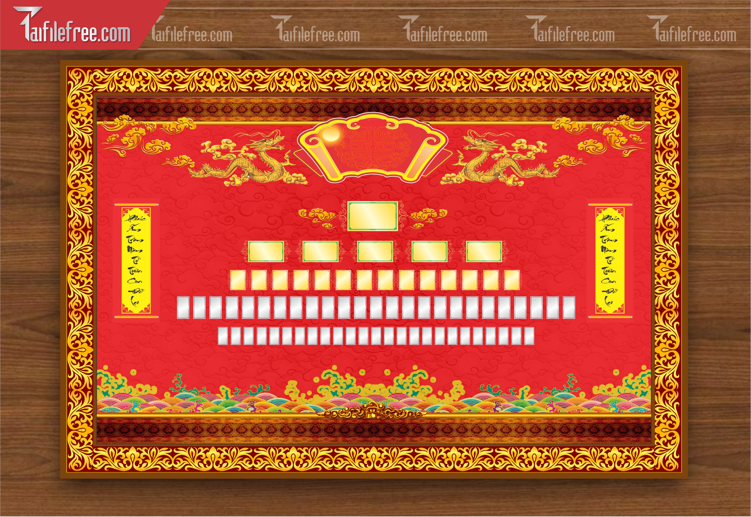 Mẫu Gia Phả Dòng Họ, Gia Tộc File Corel_HV196