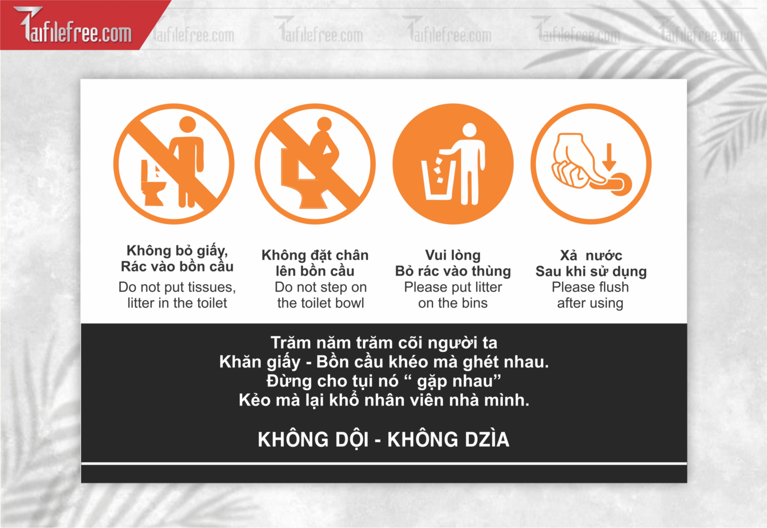File Bảng Nhắc Phòng WC_HV213