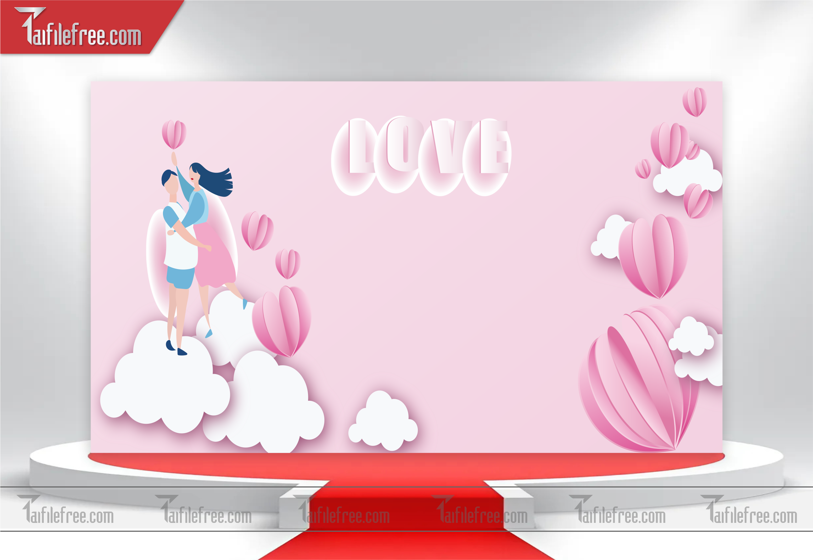 Mẫu Thiết Kế Background Ngày Valentine 14-02_L18