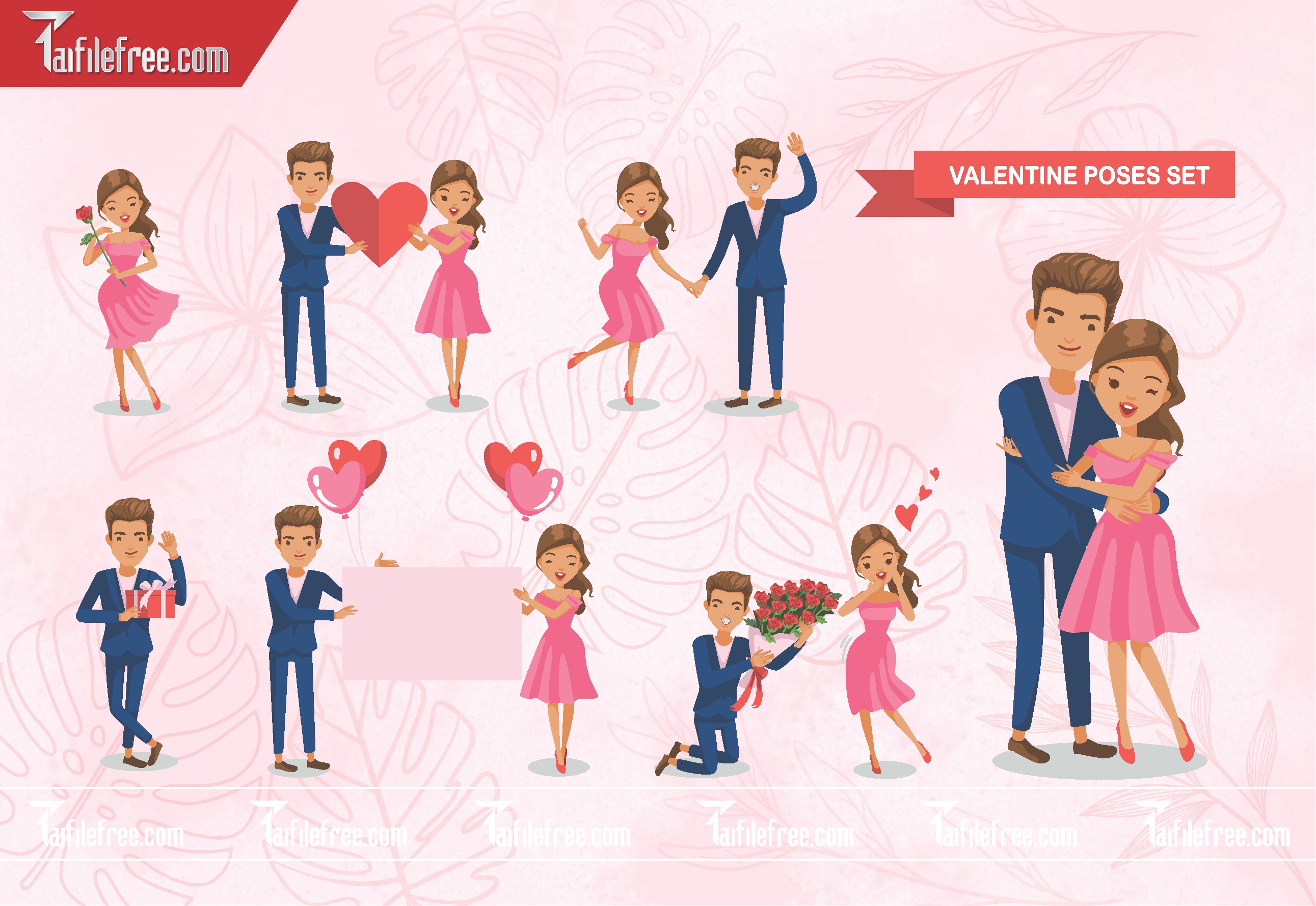 Mẫu Thiết Kế Background Ngày Valentine 14-02_L26