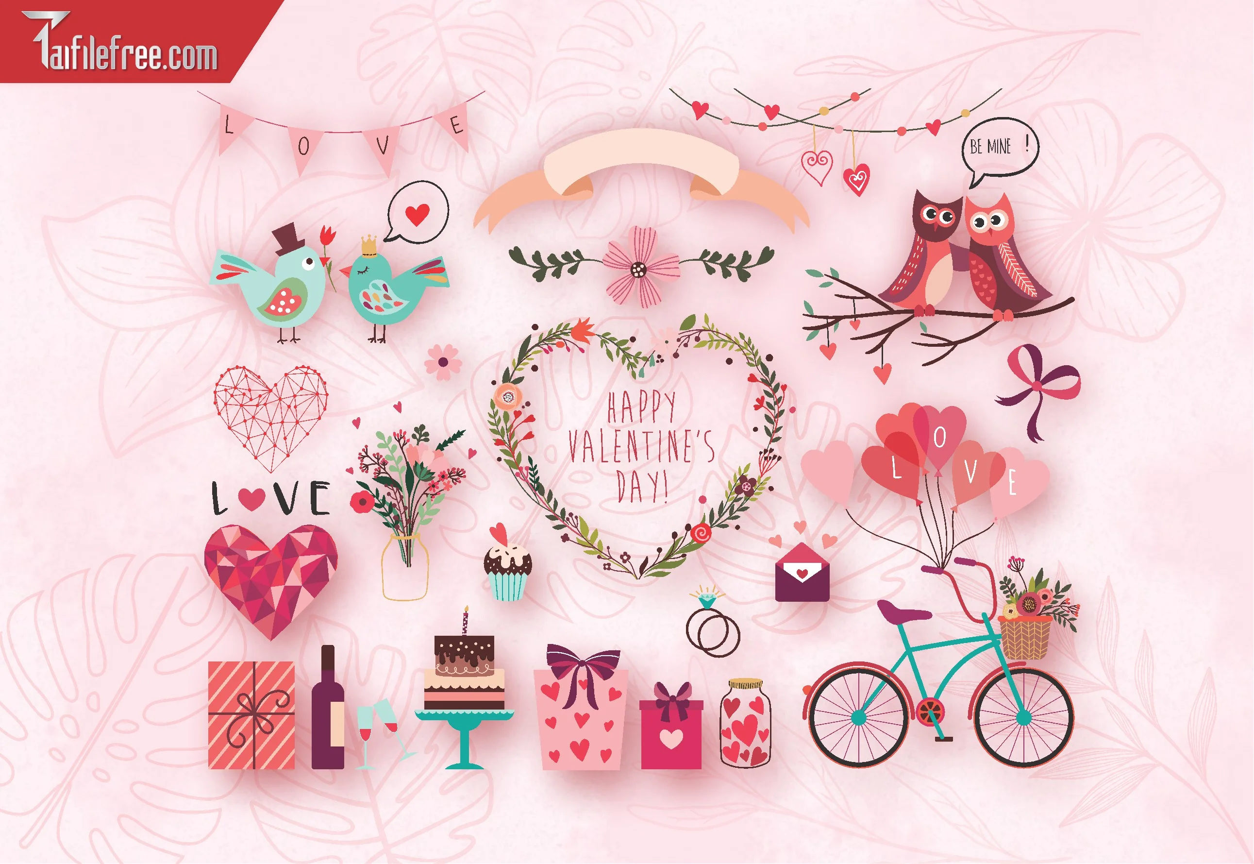 Mẫu Thiết Kế Trang Trí Ngày Valentine 14-02_L35