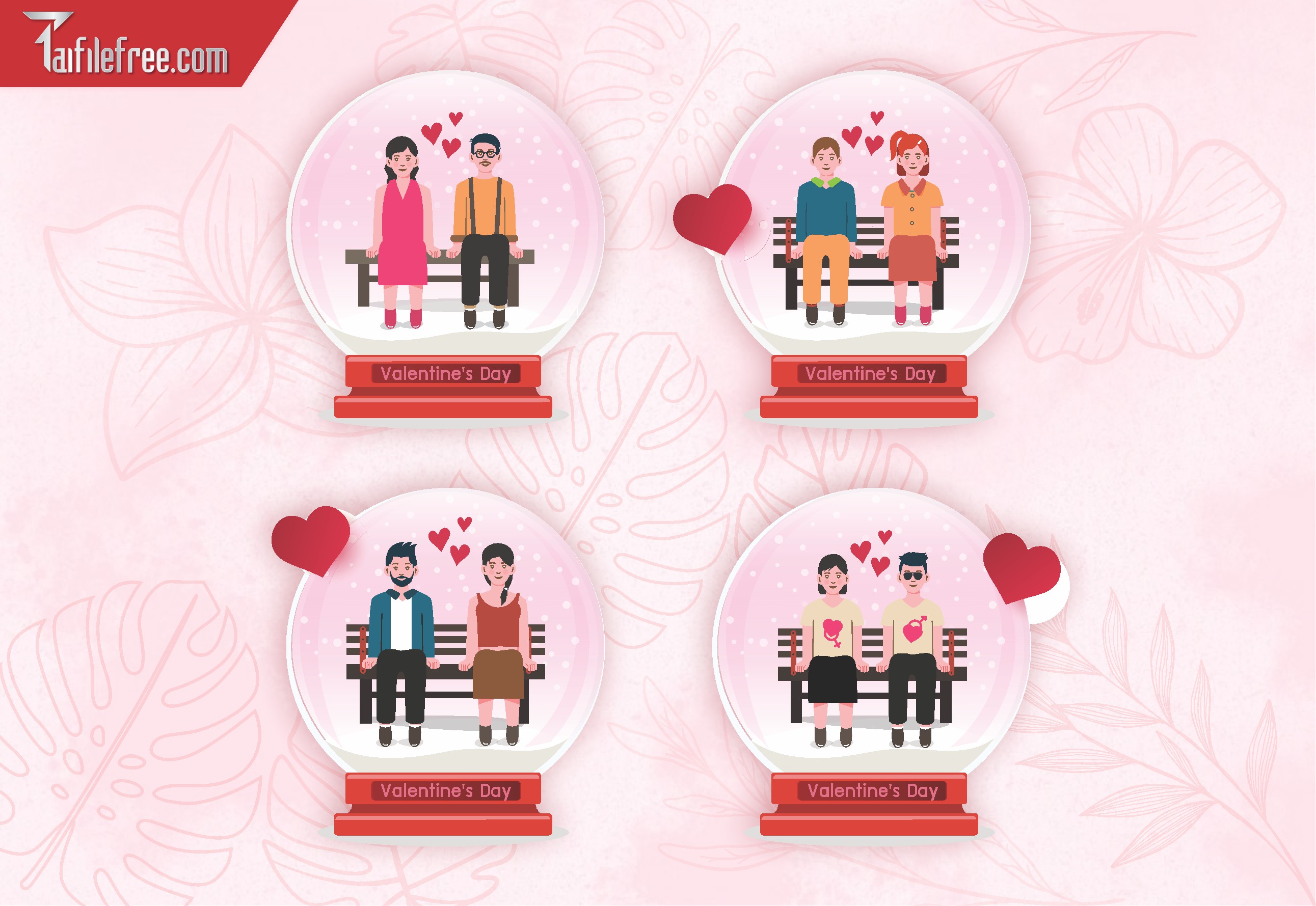 Mẫu Thiết Kế Trang Trí Ngày Valentine 14-02_L42