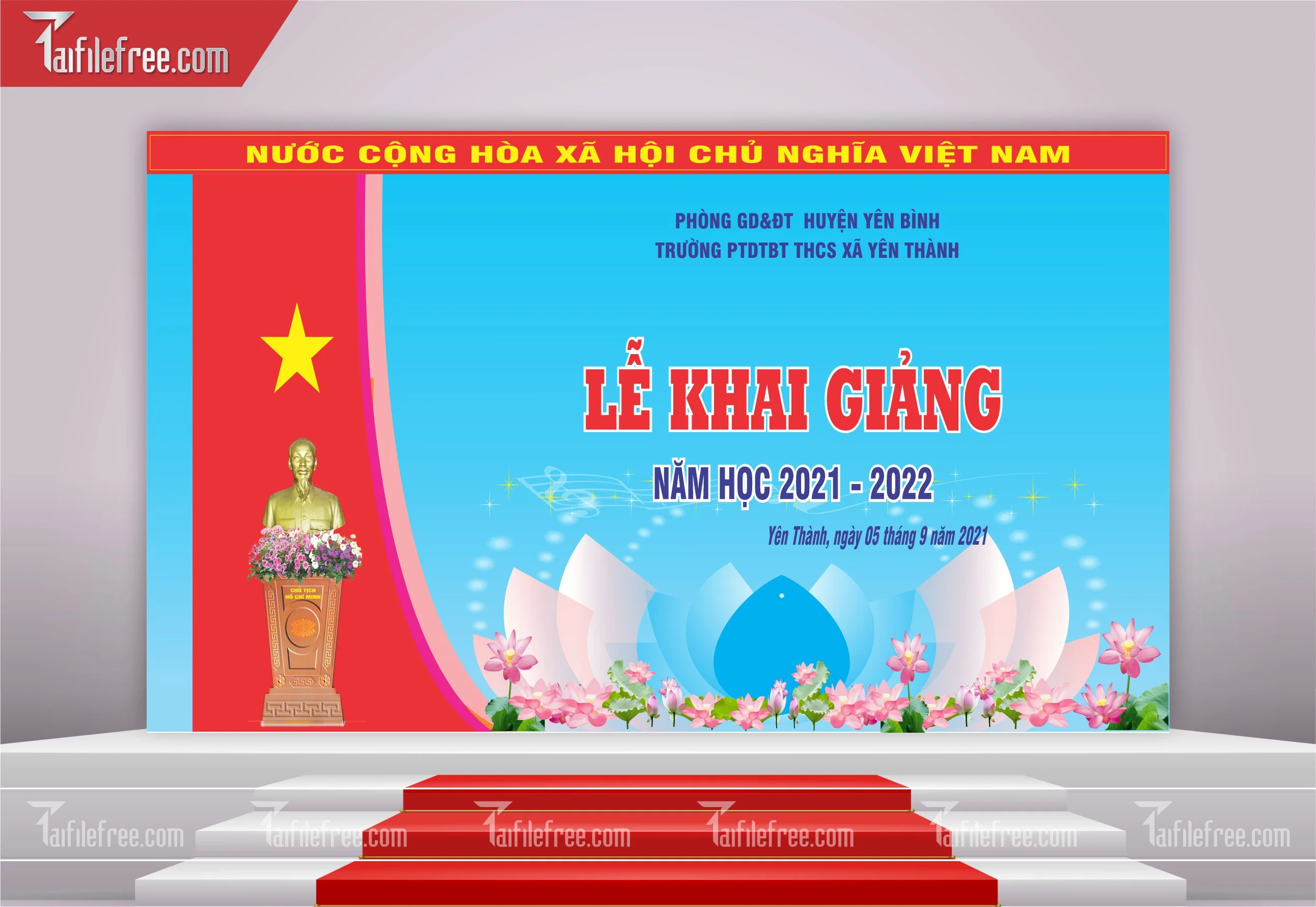 Maket Lễ Khai Giảng Năm Học_LG04