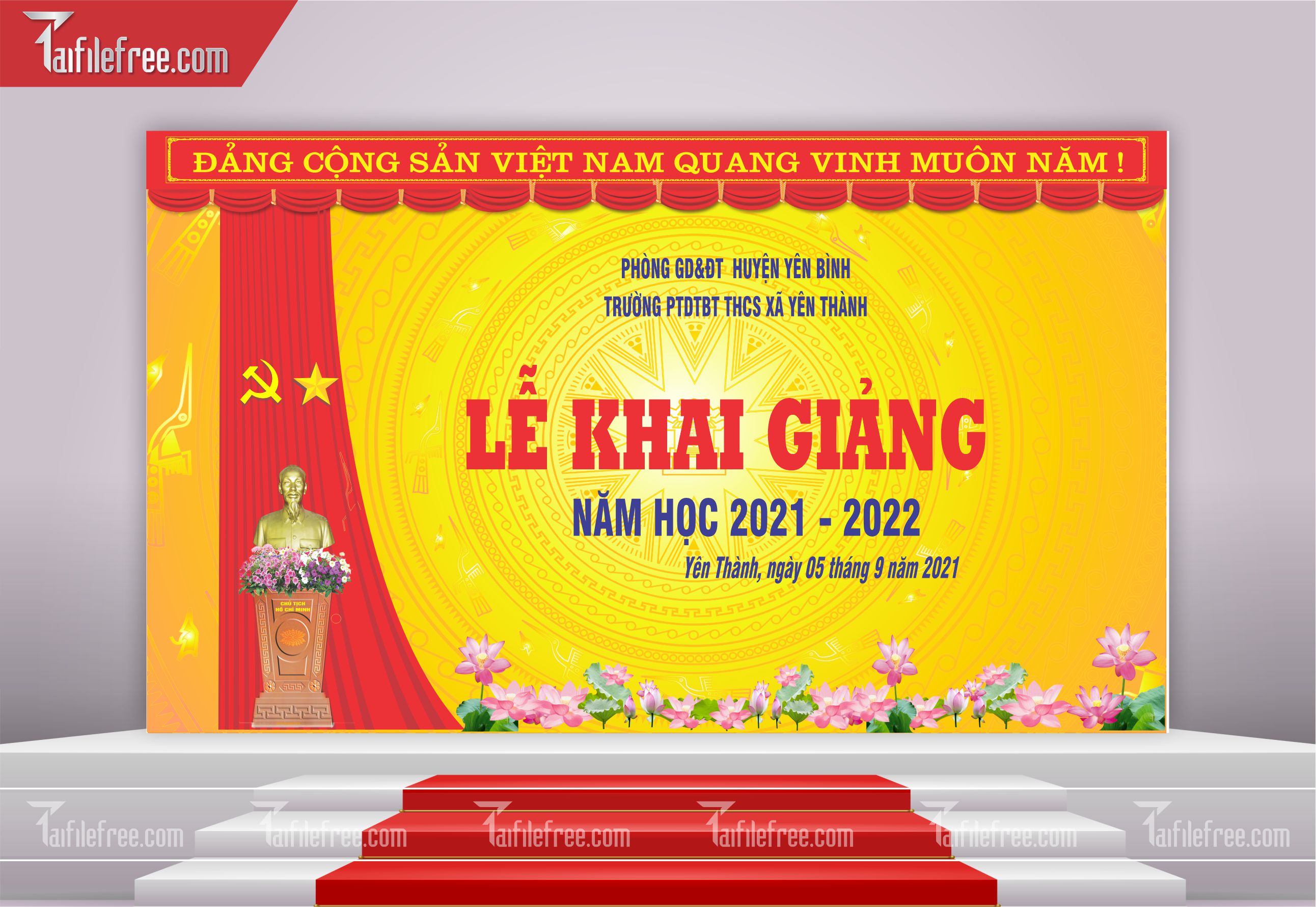 Maket Lễ Khai Giảng Năm Học_LG05