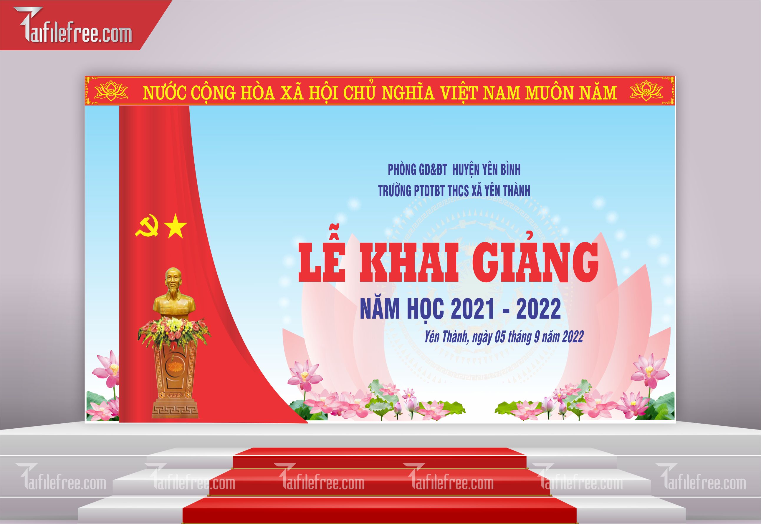 Maket Lễ Khai Giảng Năm Học_LG06