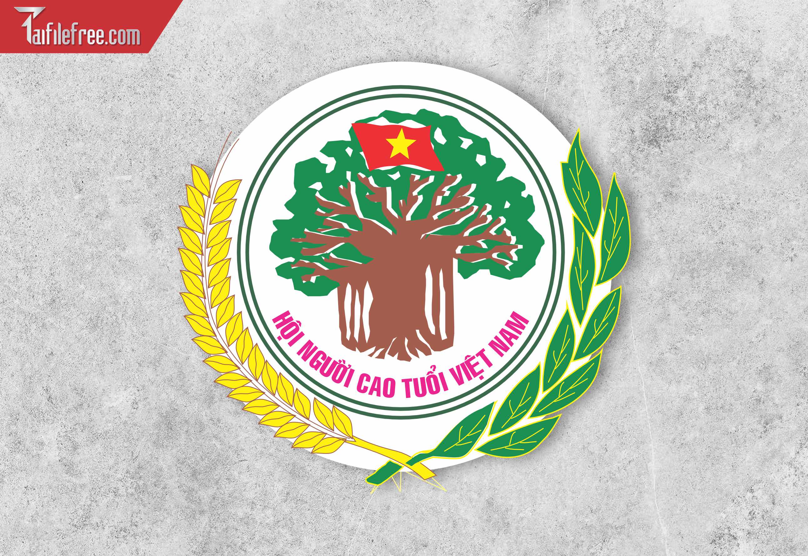 Vector Logo Hội Người Cao Tuổi Việt Nam_LG105