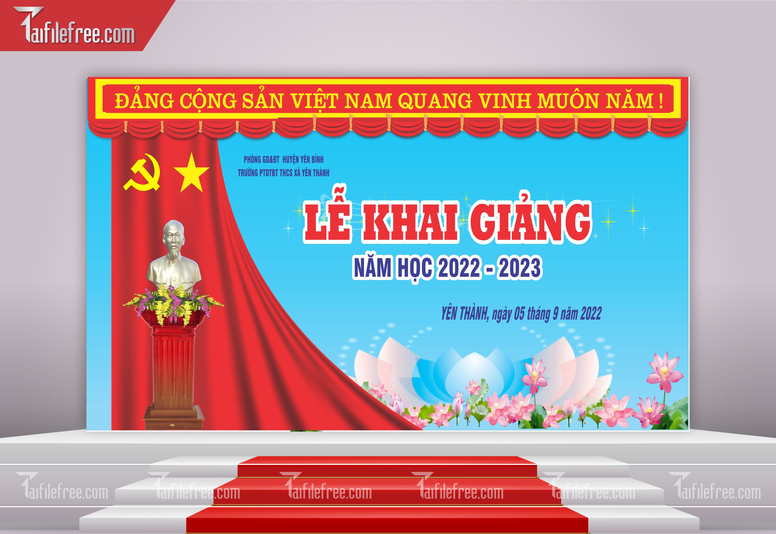 Maket Lễ Khai Giảng Năm Học_LG11