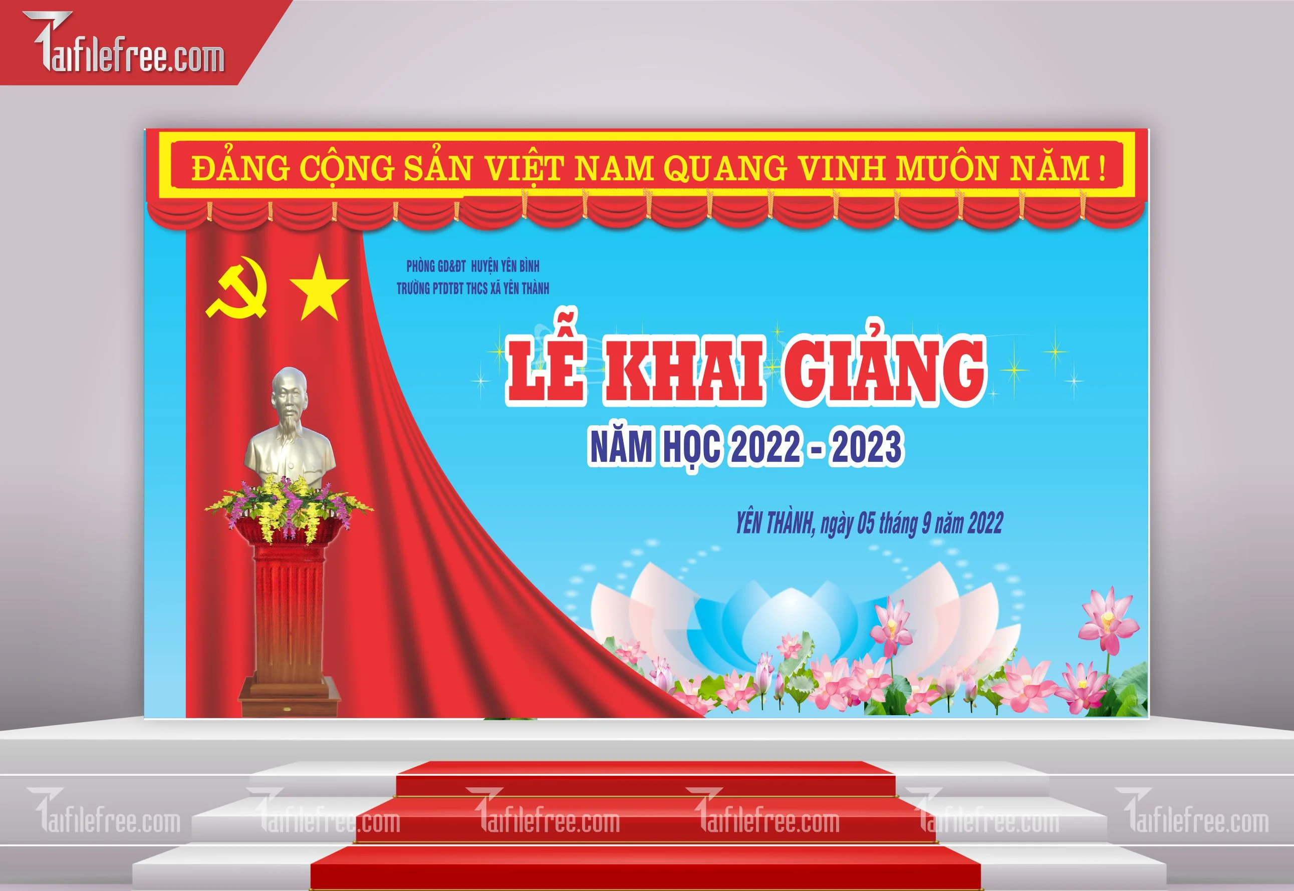 Maket Lễ Khai Giảng Năm Học_LG11
