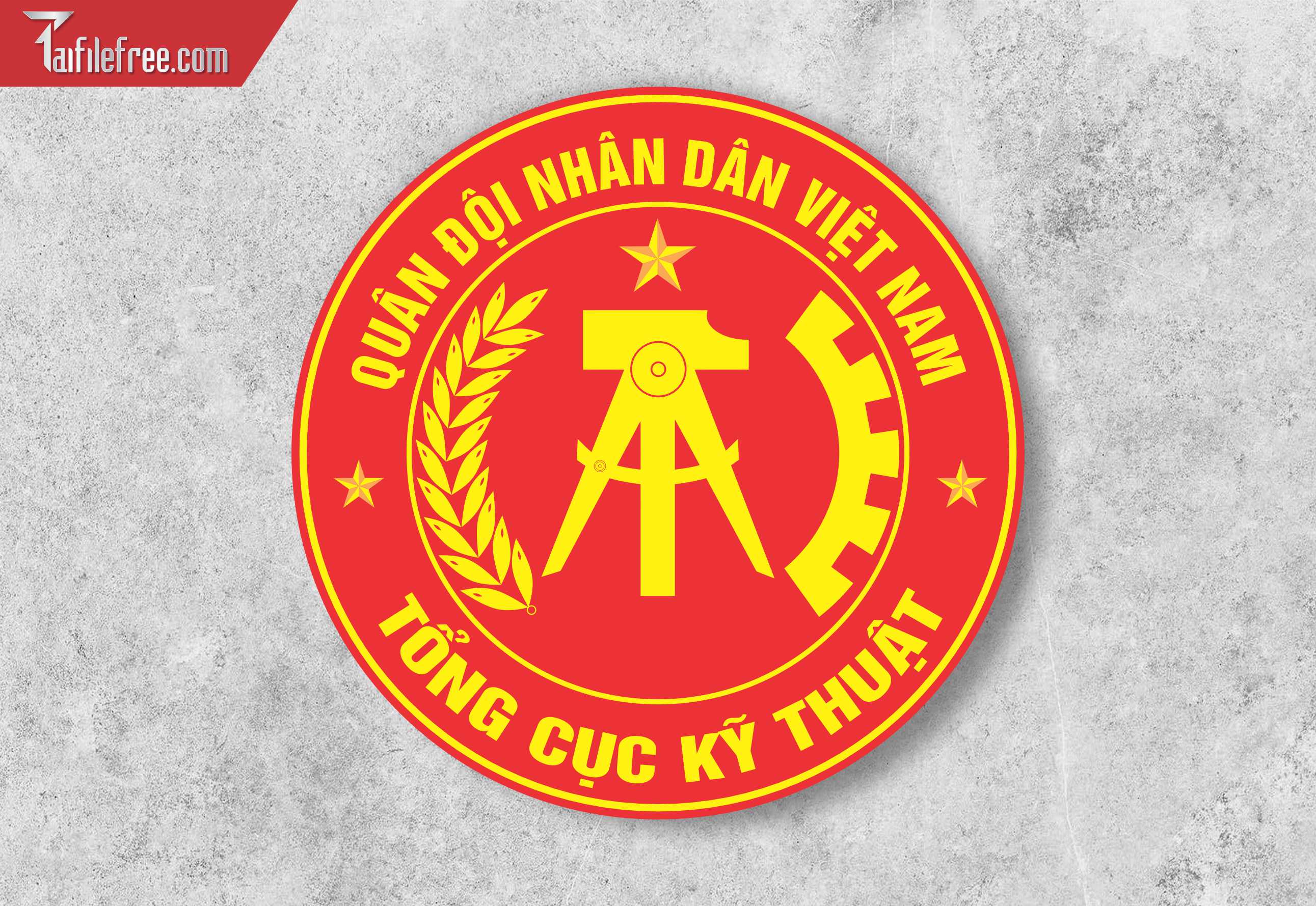 Vector Logo Quân Đội Nhân Dân Việt Nam, Tổng Cục Kỹ Thuật_LG140