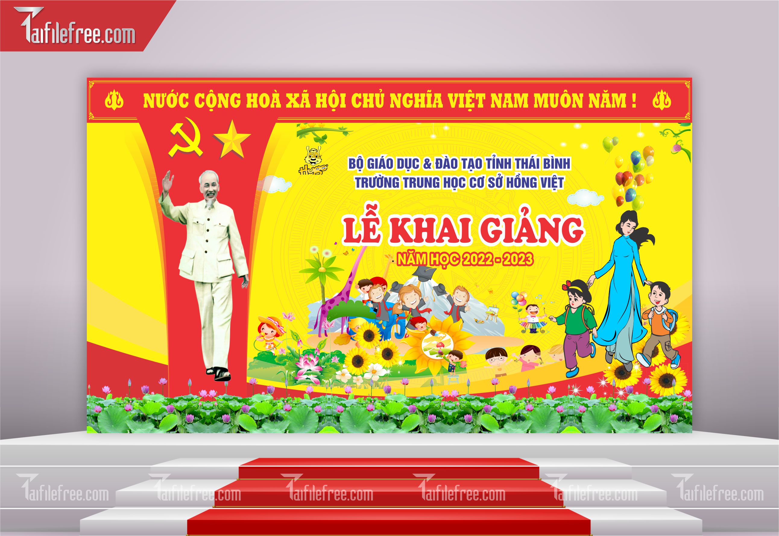 Maket Lễ Khai Giảng Năm Học_LG17