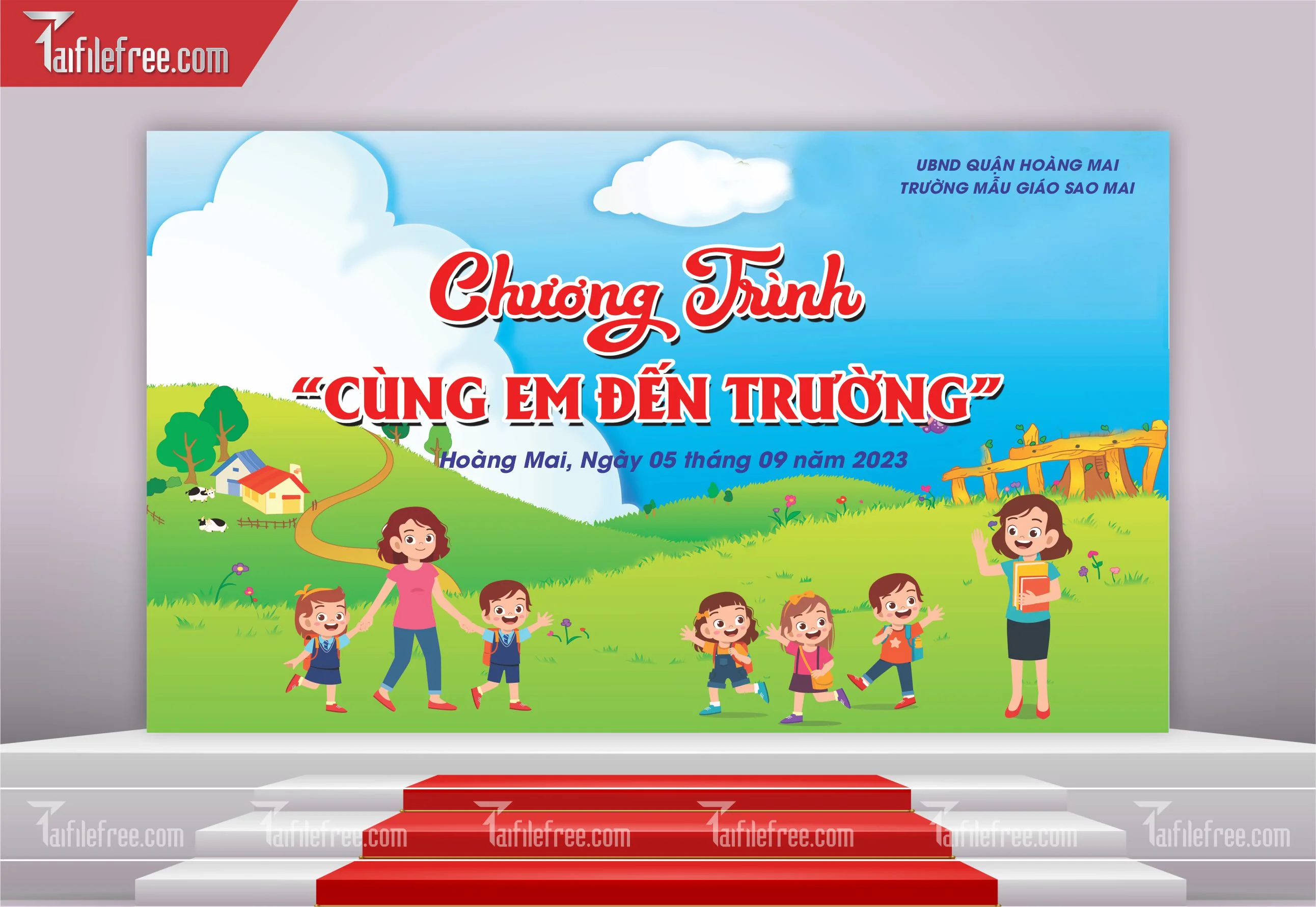 Maket Lễ Khai Giảng Năm Học_LG21