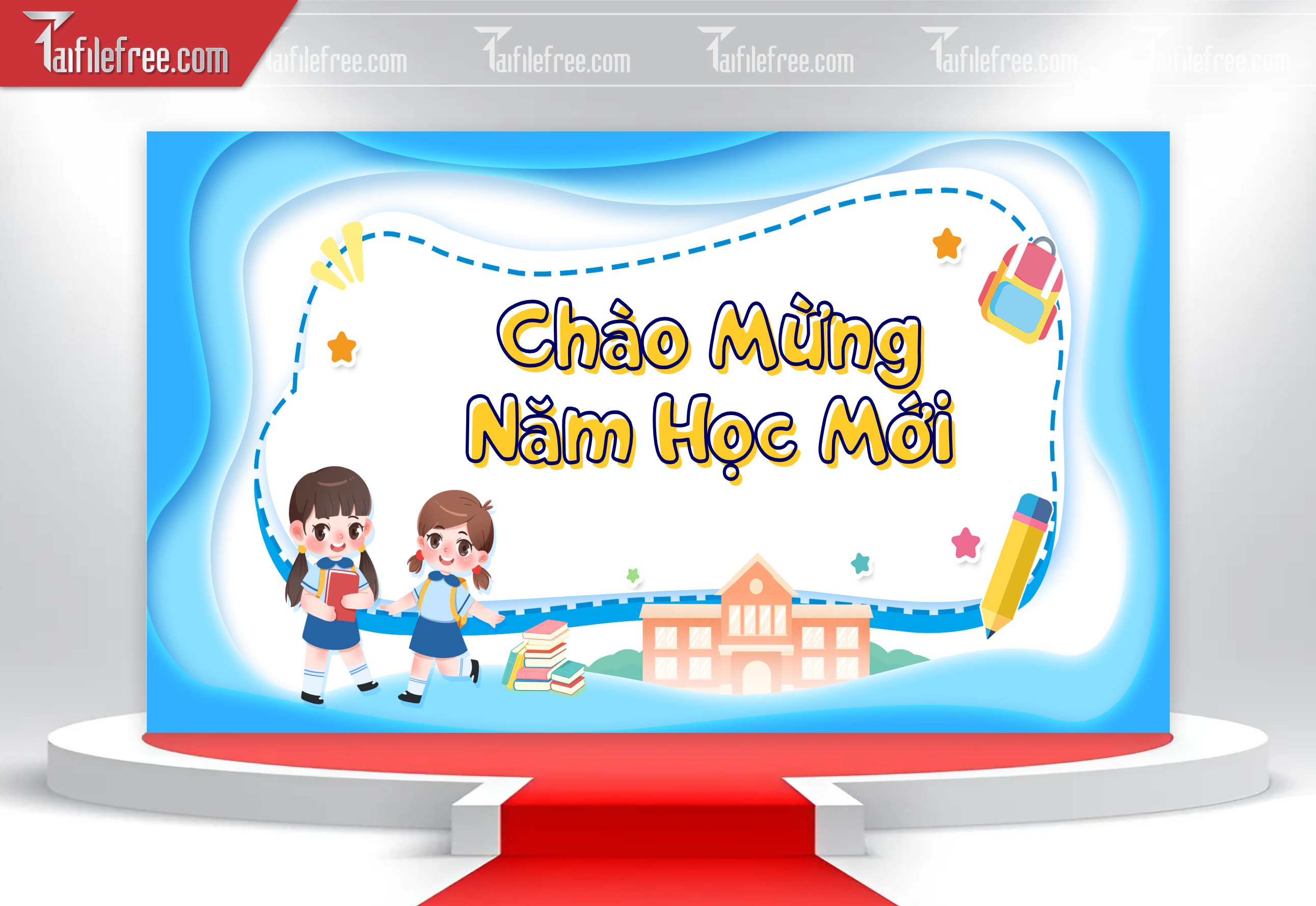 Maket, Background Lễ Khai Giảng Năm Học_LG41