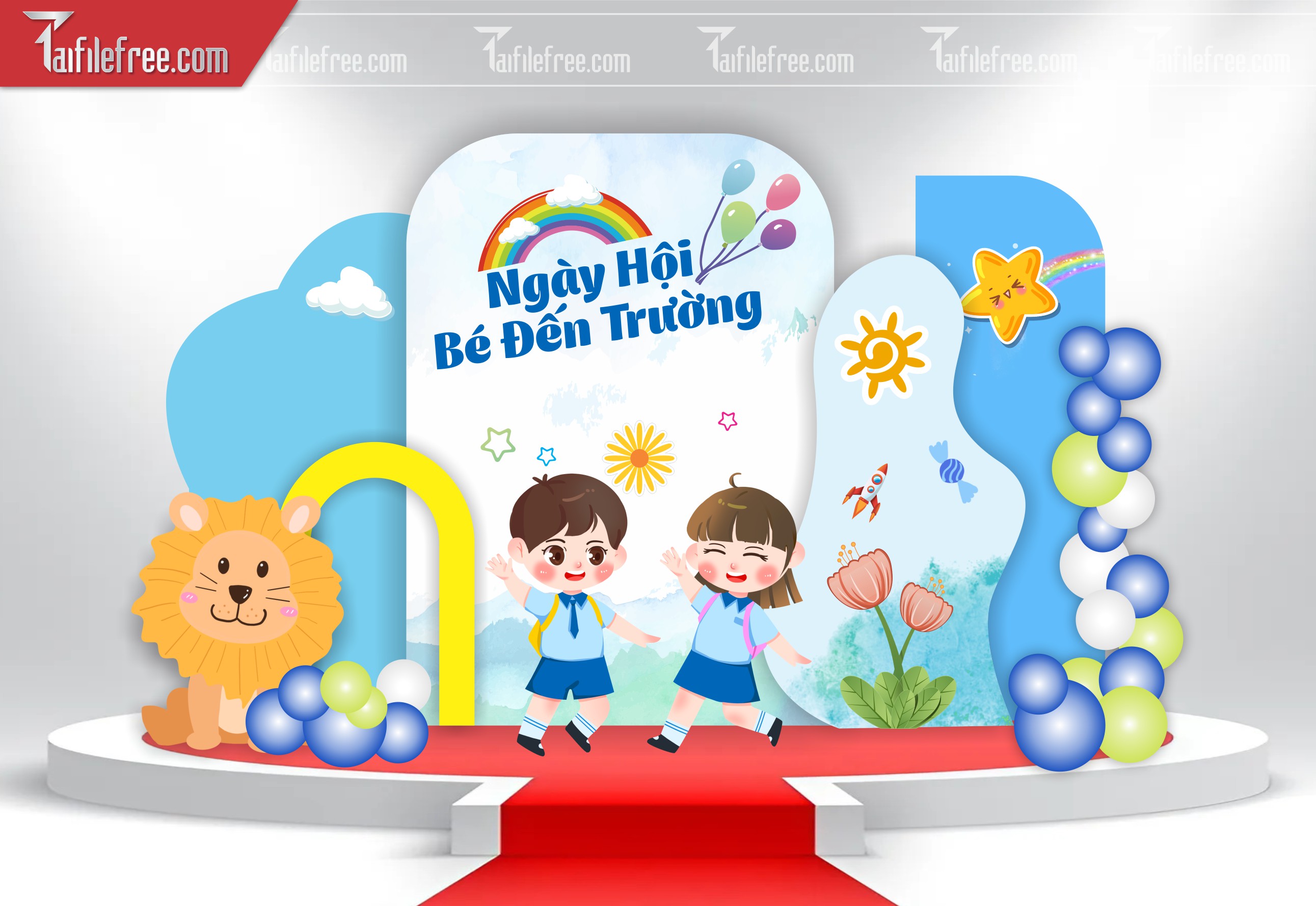 Maket, Background Lễ Khai Giảng Năm Học_LG44