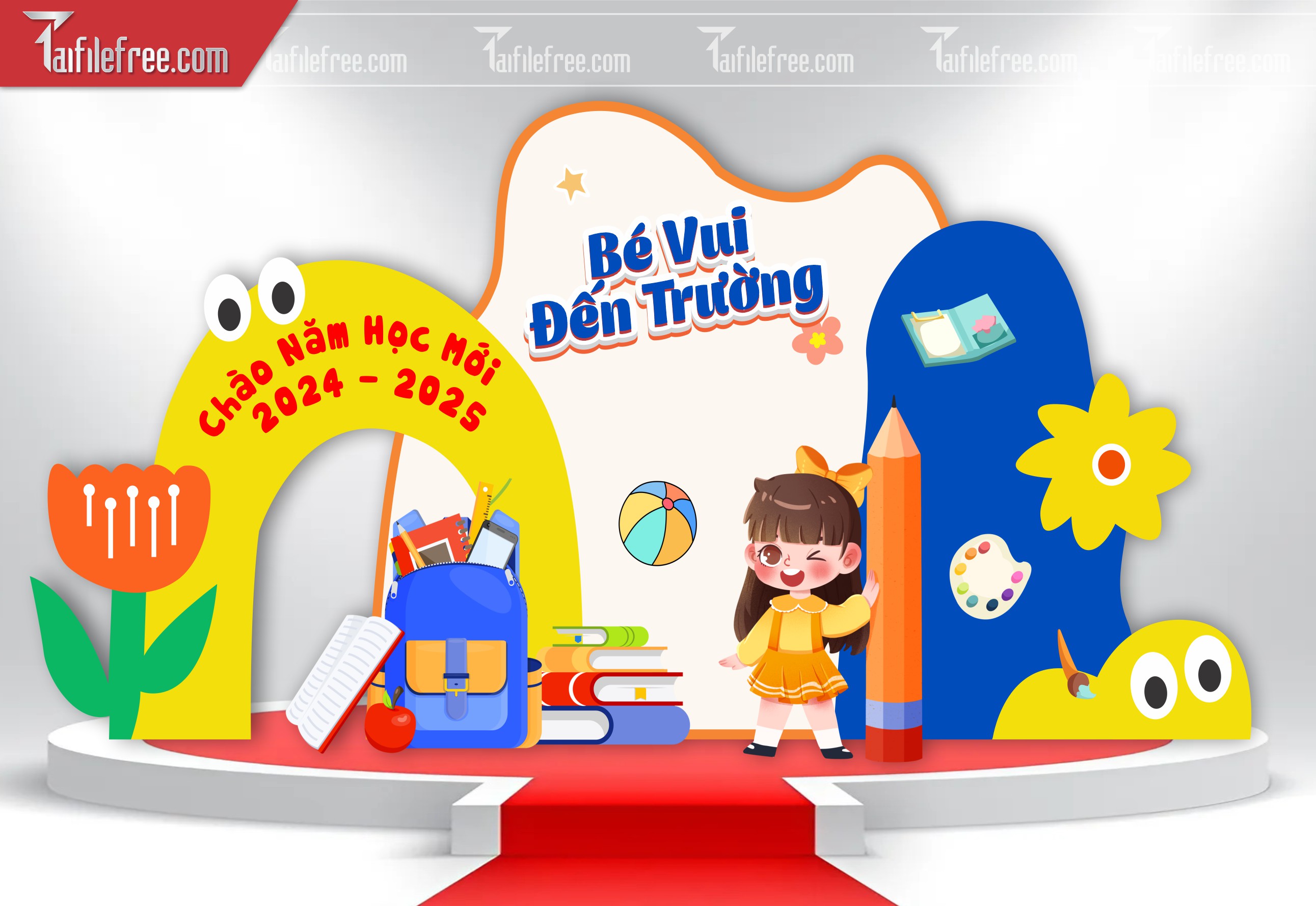 Maket, Background Lễ Khai Giảng Năm Học_LG46
