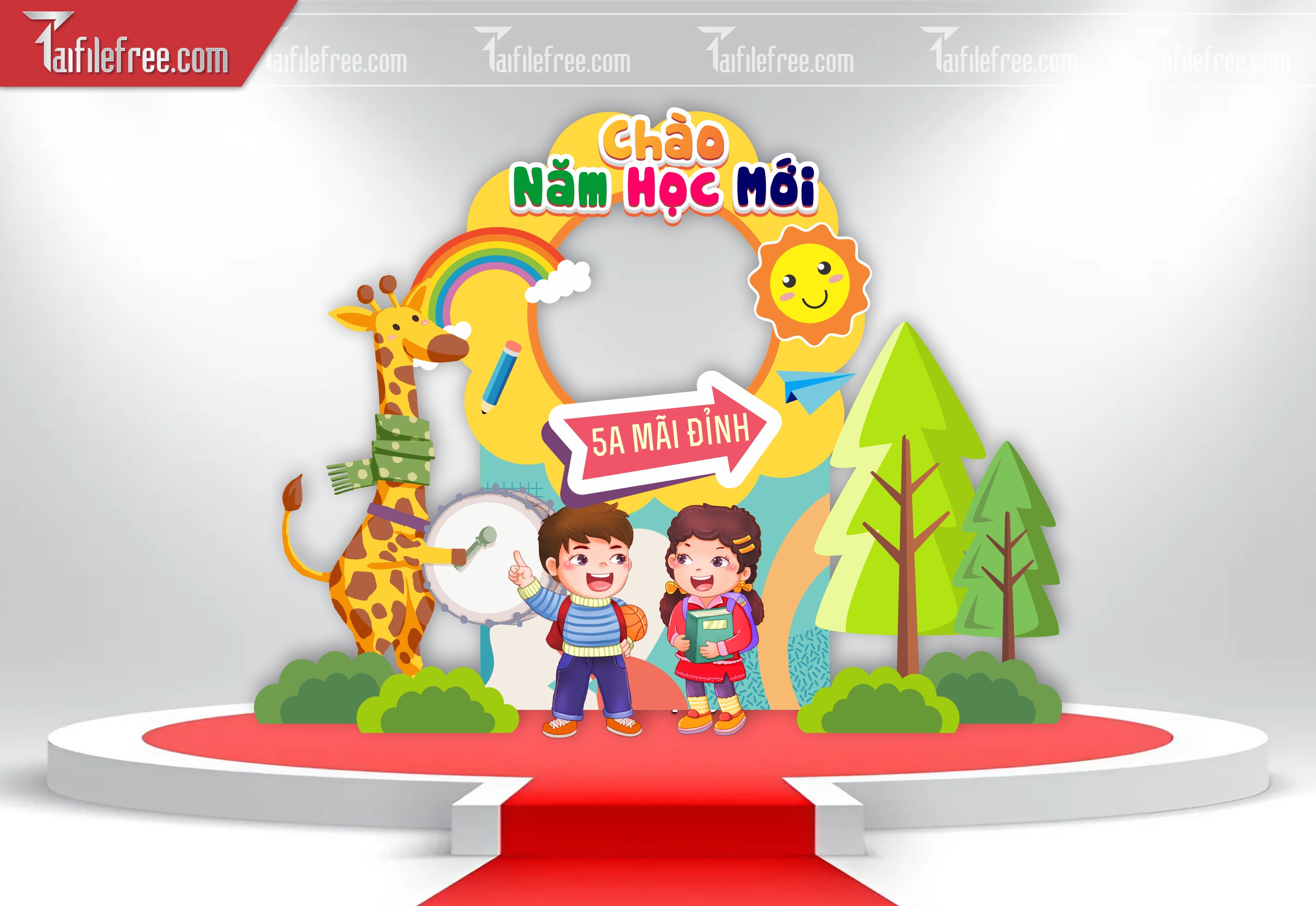 Maket, Background Lễ Khai Giảng Năm Học_LG47