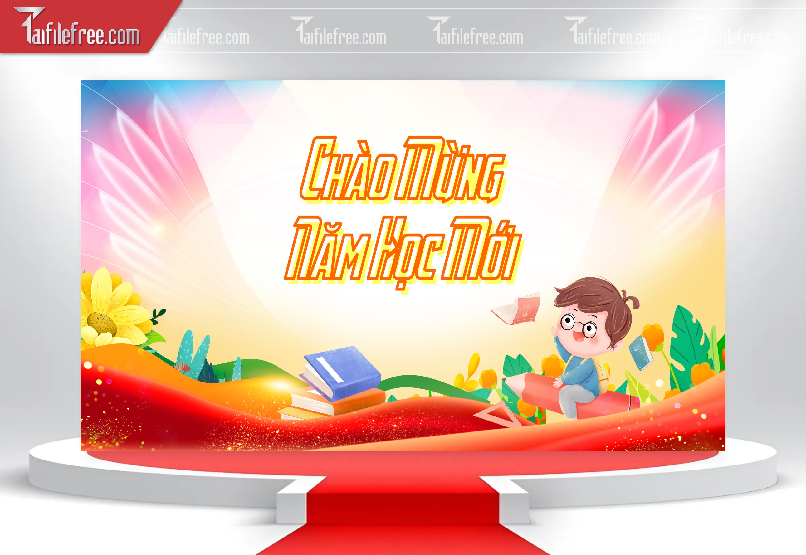 Maket, Background Lễ Khai Giảng Năm Học_LG48