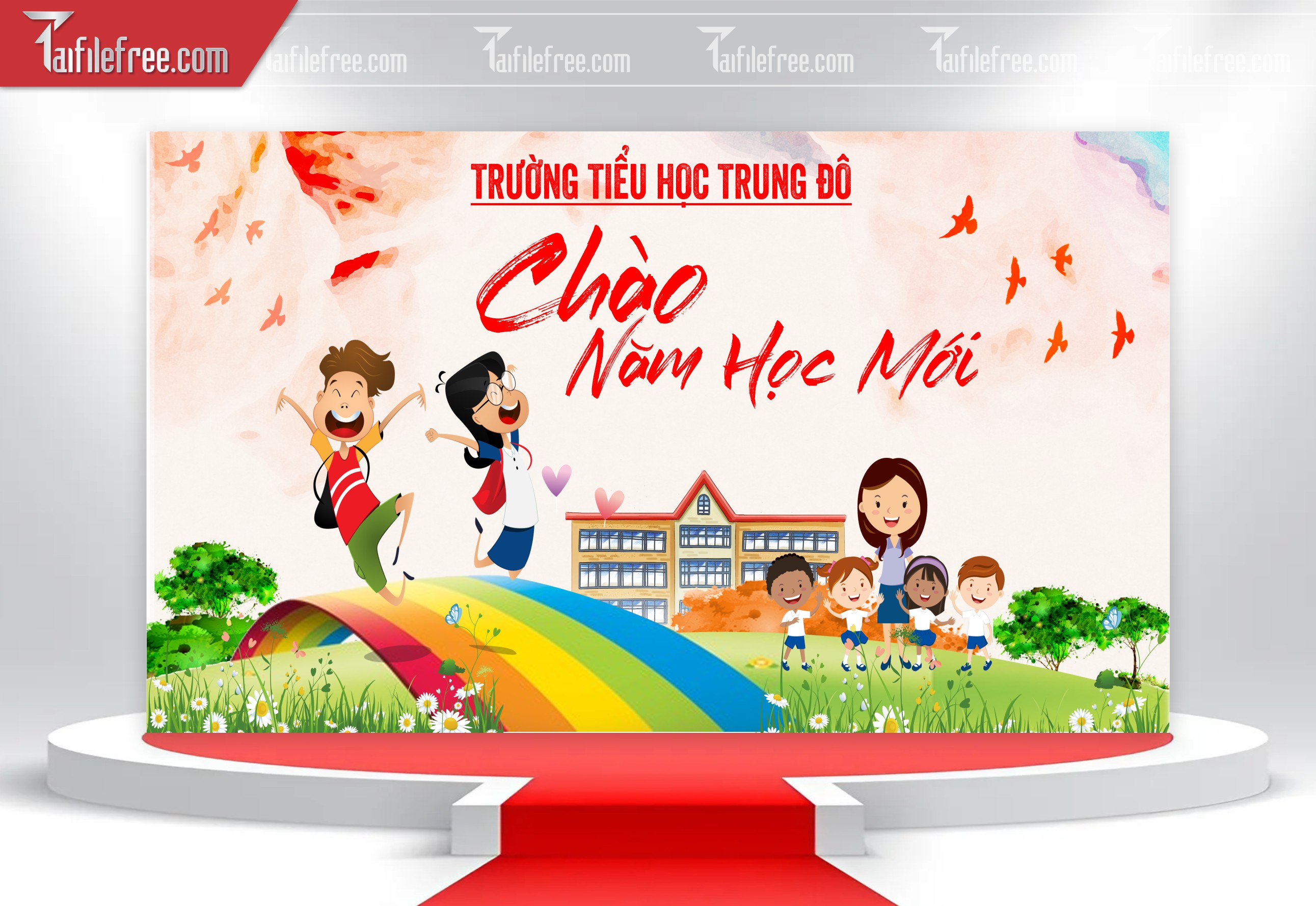 Maket, Background Lễ Khai Giảng Năm Học_LG49