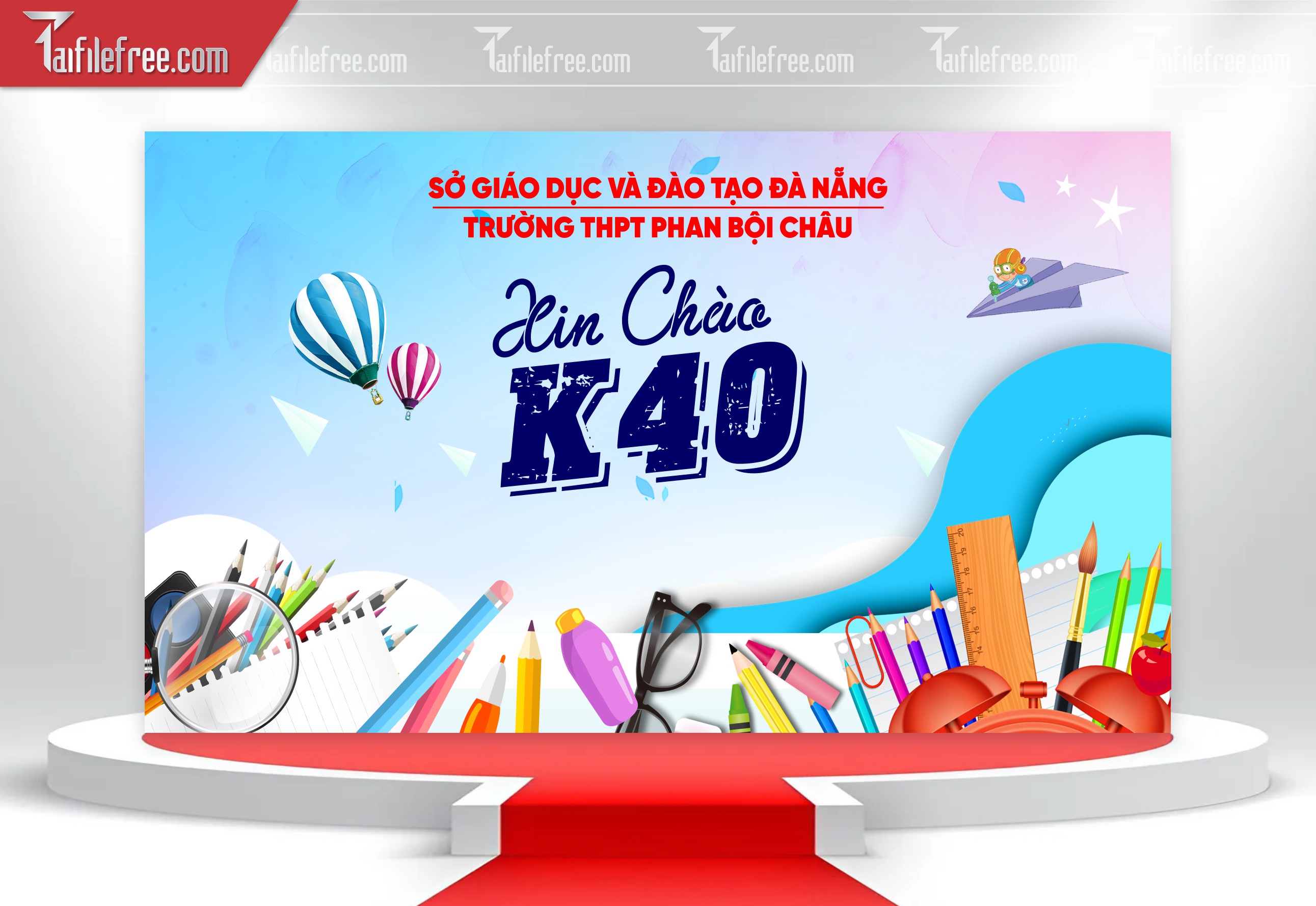 Maket, Background Lễ Khai Giảng Năm Học_LG51