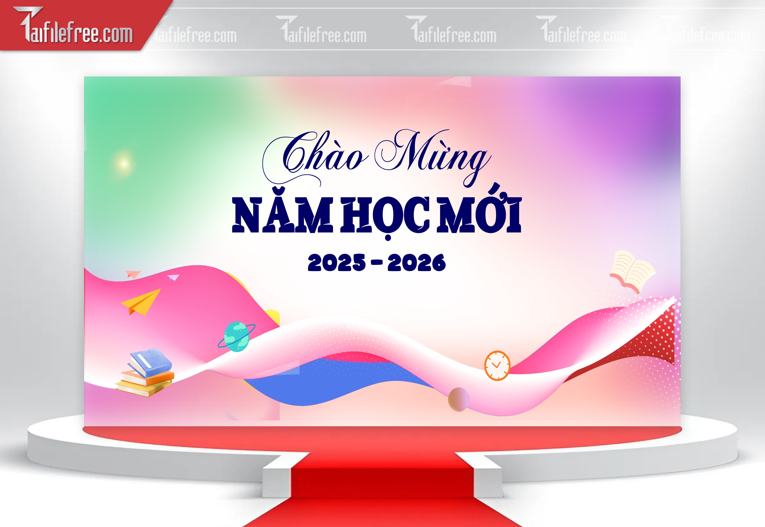 Maket, Background Lễ Khai Giảng Năm Học_LG52