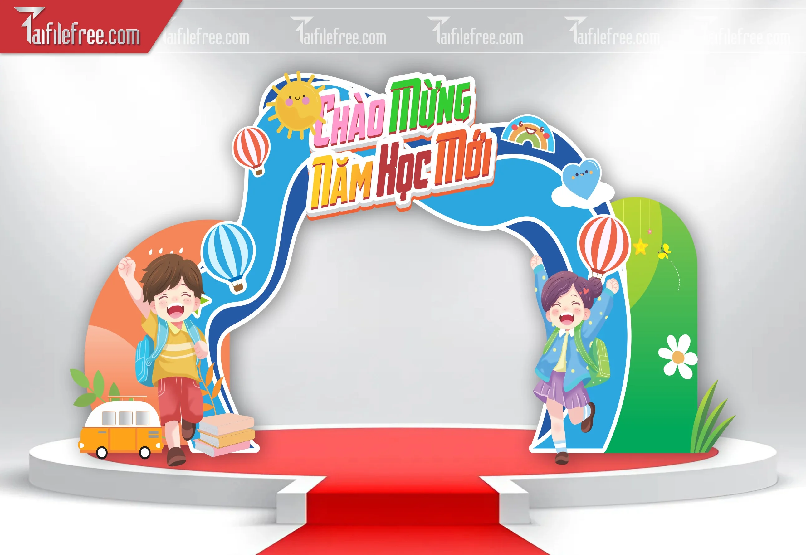 Maket, Background Lễ Khai Giảng Năm Học_LG53