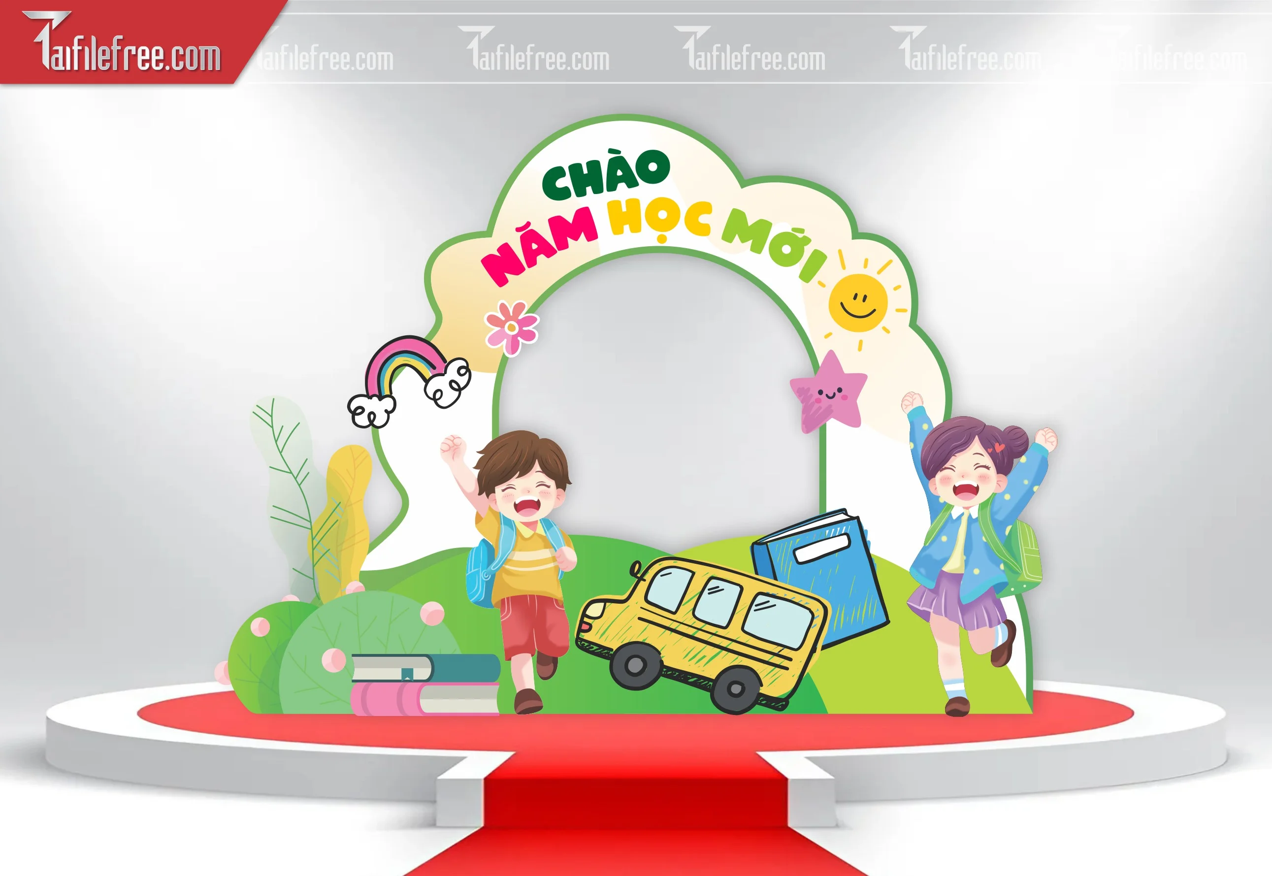 Maket, Background Lễ Khai Giảng Năm Học_LG54