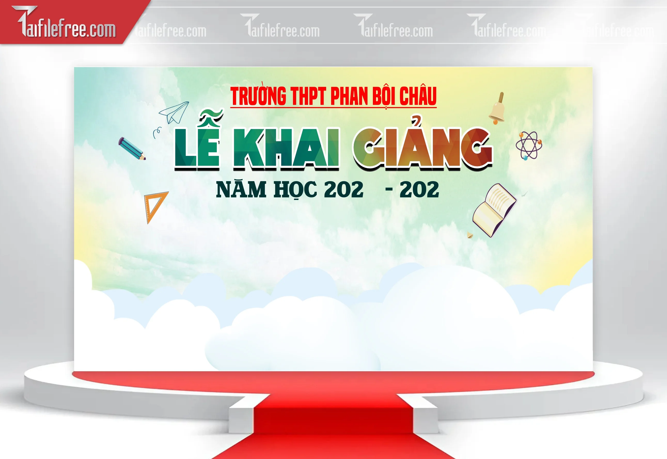 Maket, Background Lễ Khai Giảng Năm Học_LG55