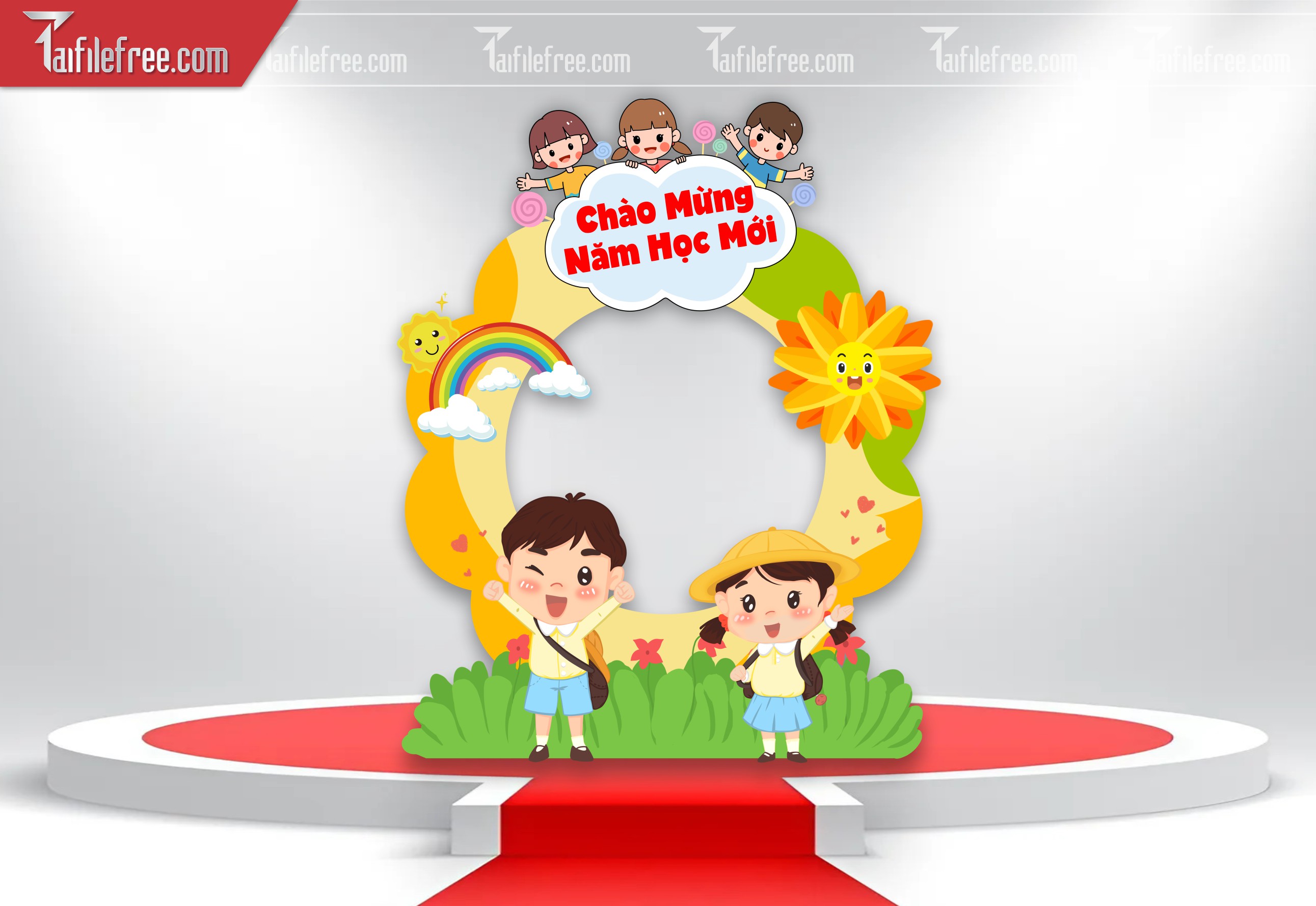 Maket, Background Lễ Khai Giảng Năm Học_LG56