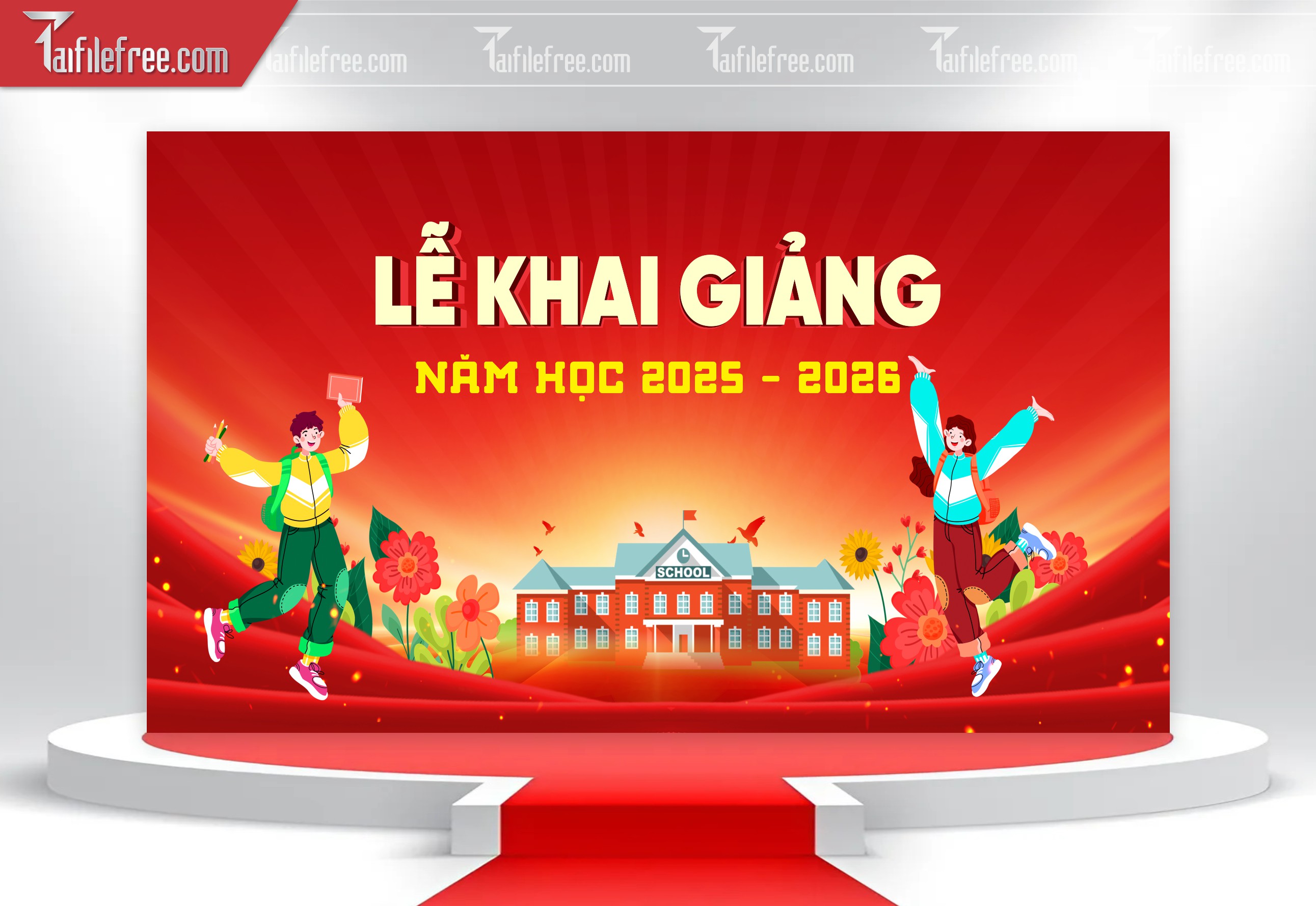 Maket, Background Lễ Khai Giảng Năm Học_LG61