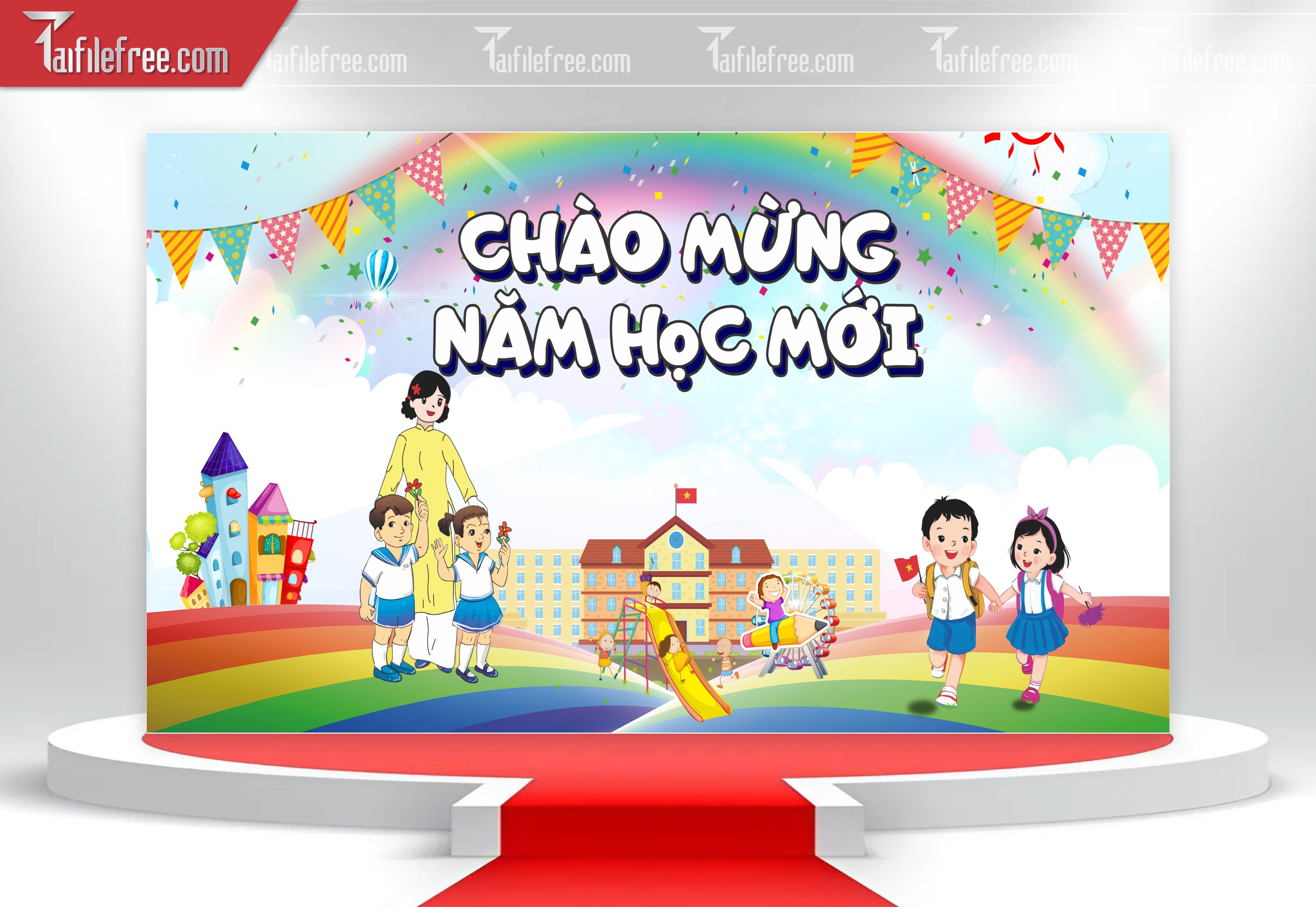 Maket, Background Lễ Khai Giảng Năm Học_LG62